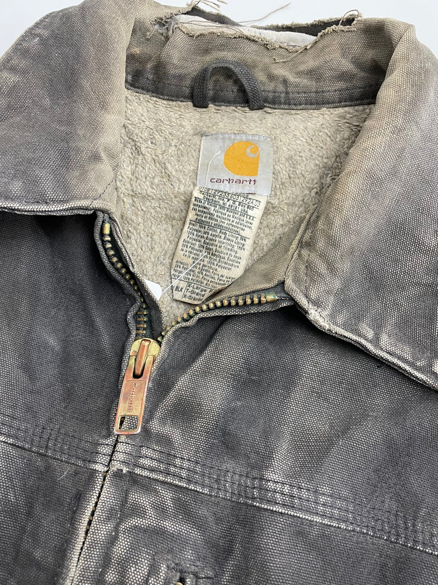 00s Carhartt Jacket Brown Grey XL
