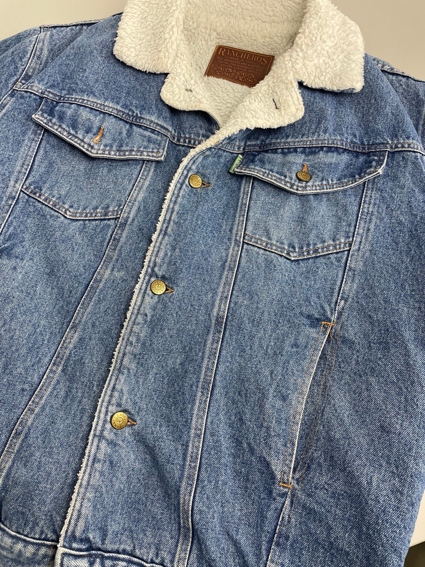 90s Rancheros Jacket Blue Jeans M/L