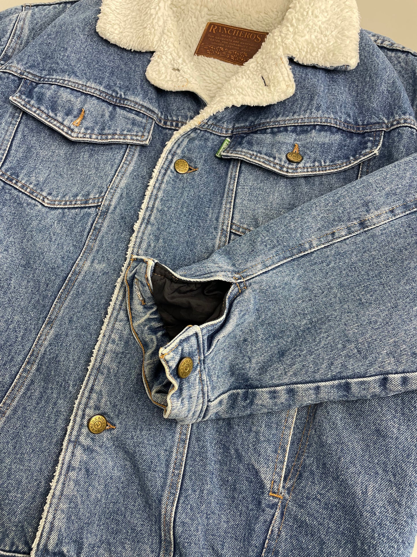 90s Rancheros Jacket Blue Jeans M/L