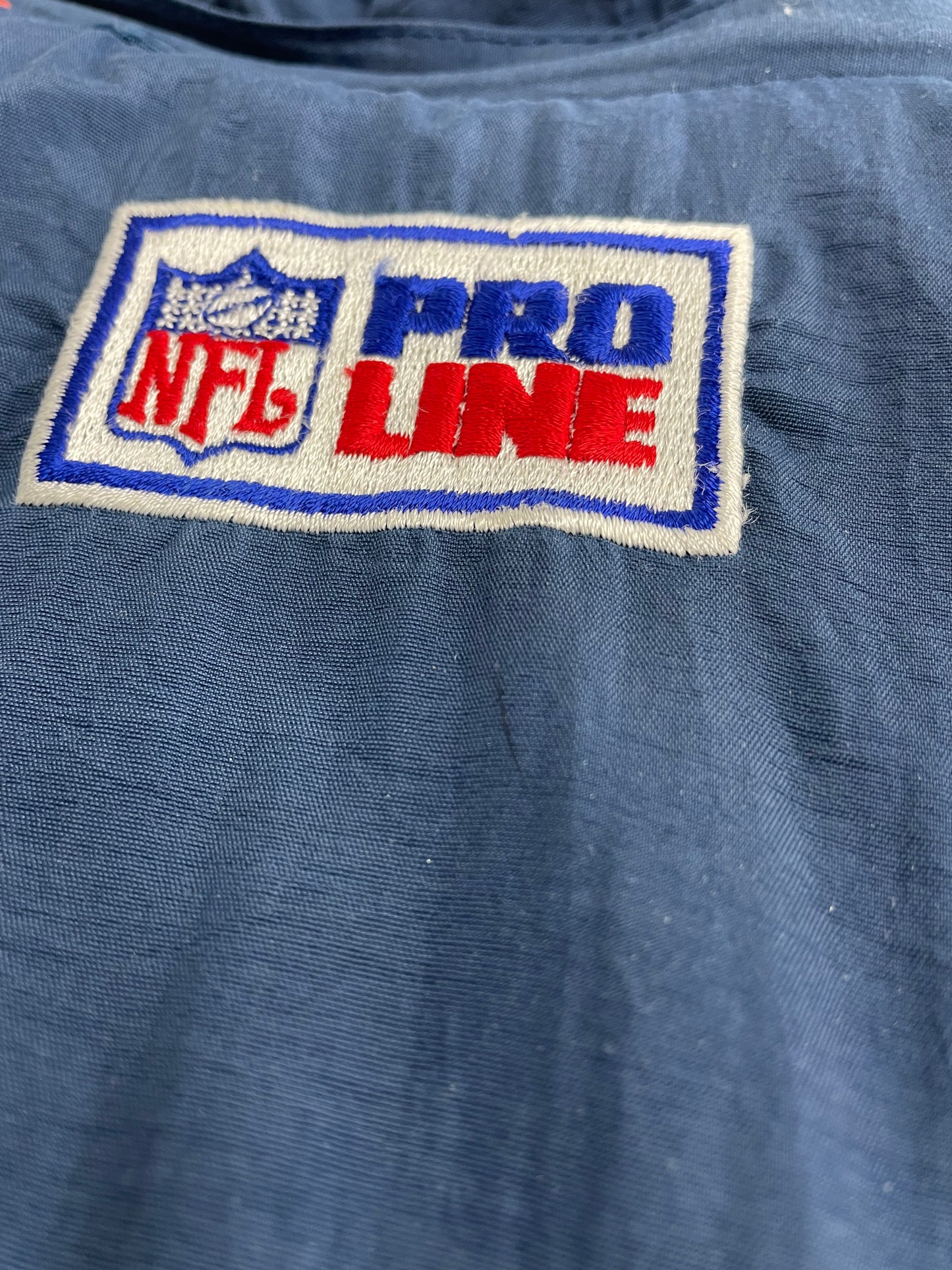 90s Starter Chicago Bears NFL Jacket Blue Orange XXL