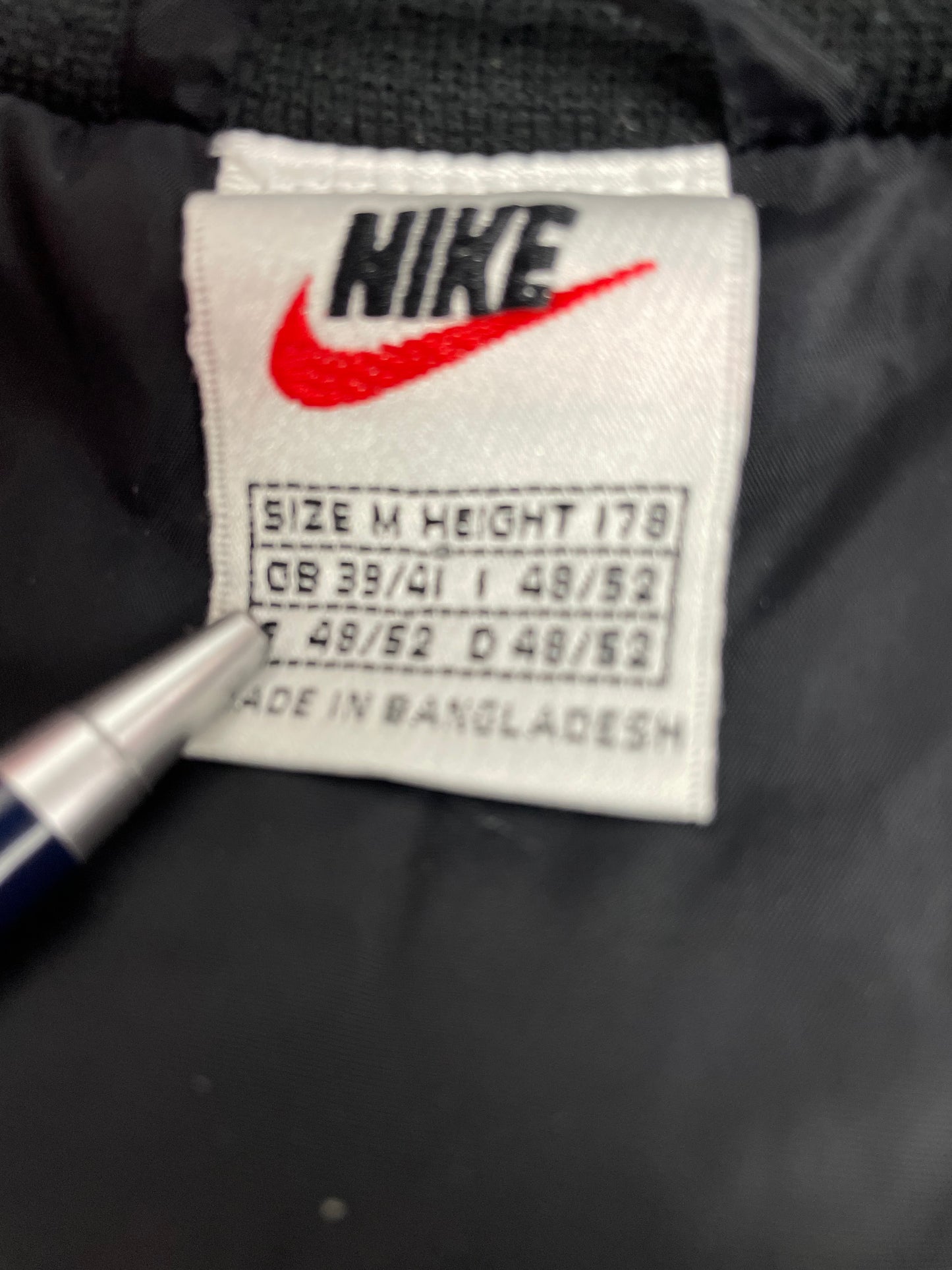 90s Nike Jacket Black Red M