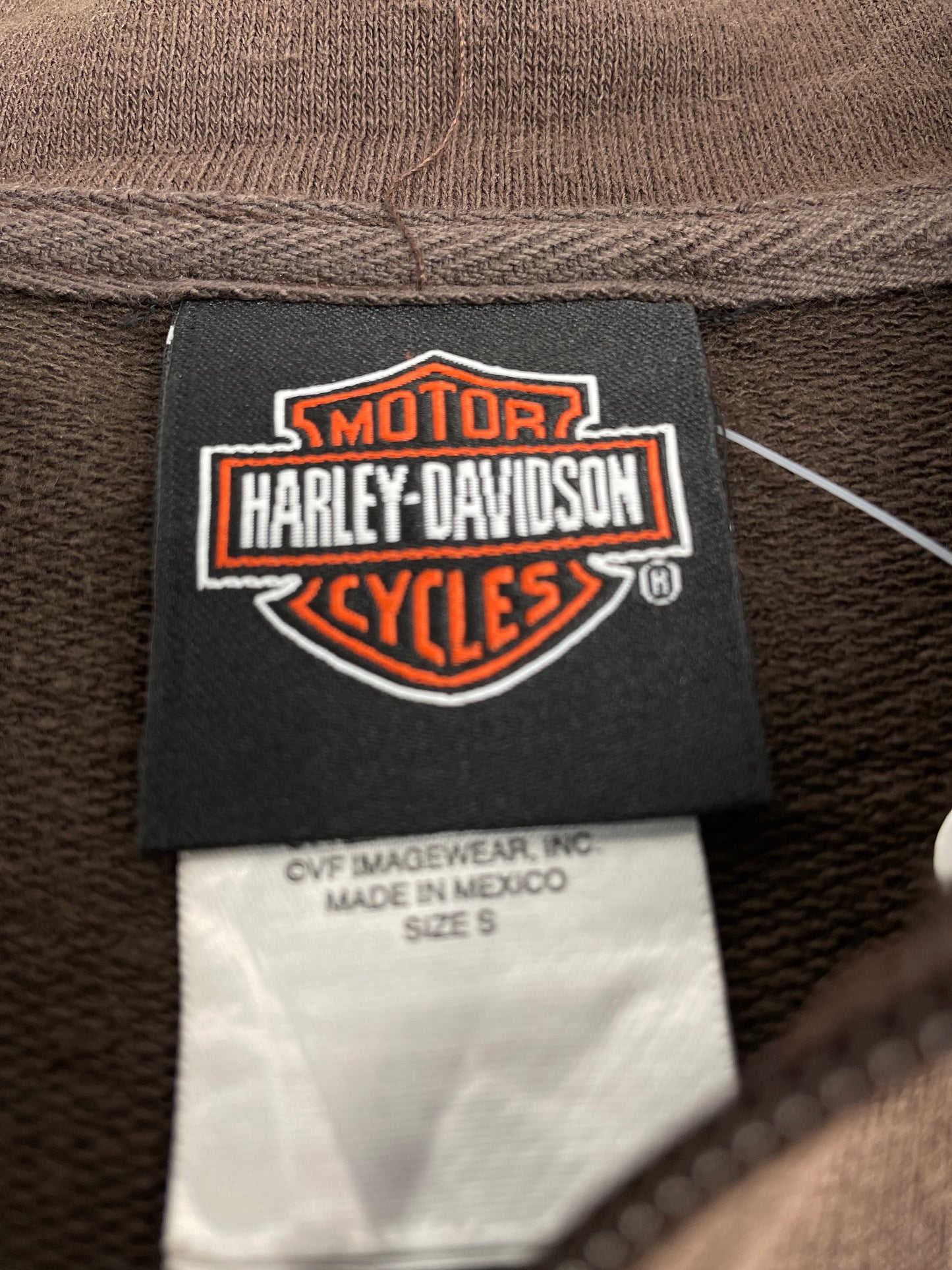 00s Harley Davidson Sweatshirt Brown S