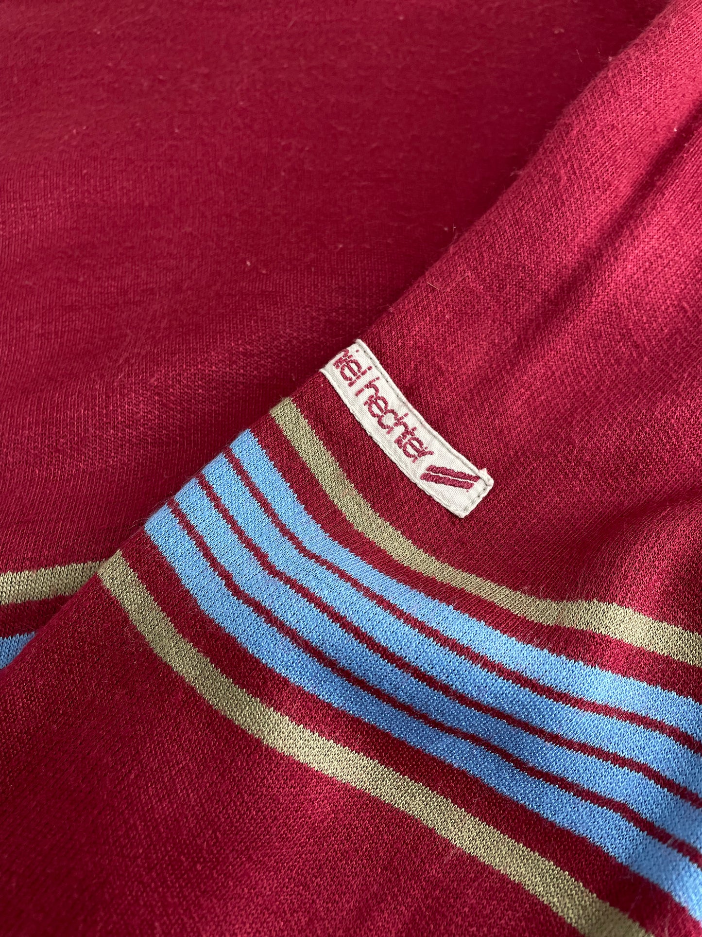 90s Daniel Hechter Sweatshirt Red Brown S/M