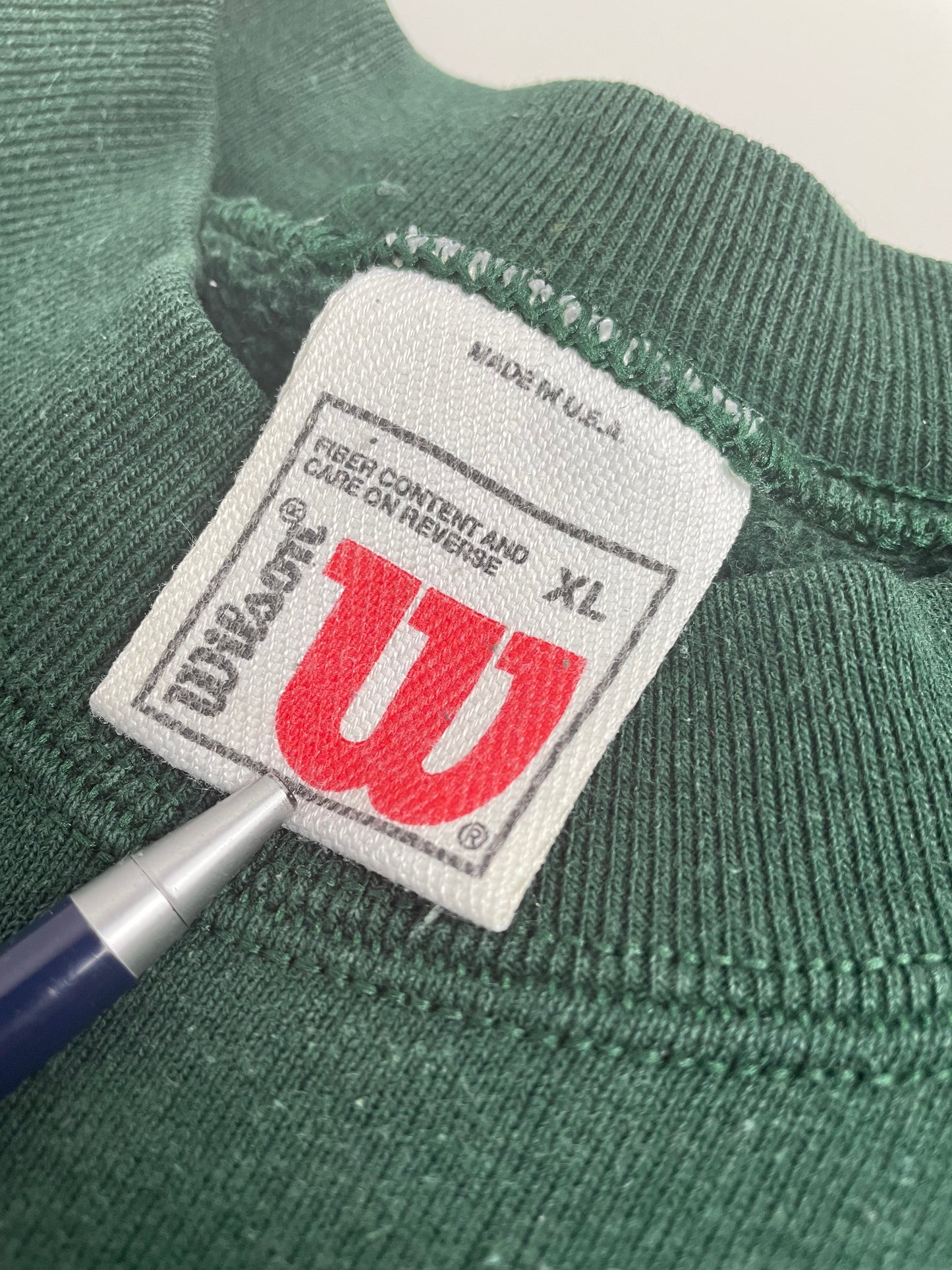 90s Wilson Sweatshirt Green XL