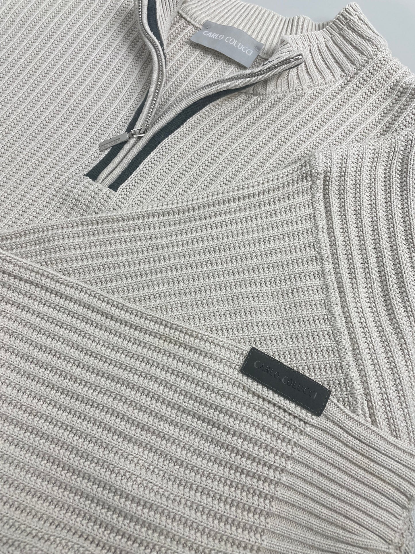 00s Carlo Colucci Knit Beige XL