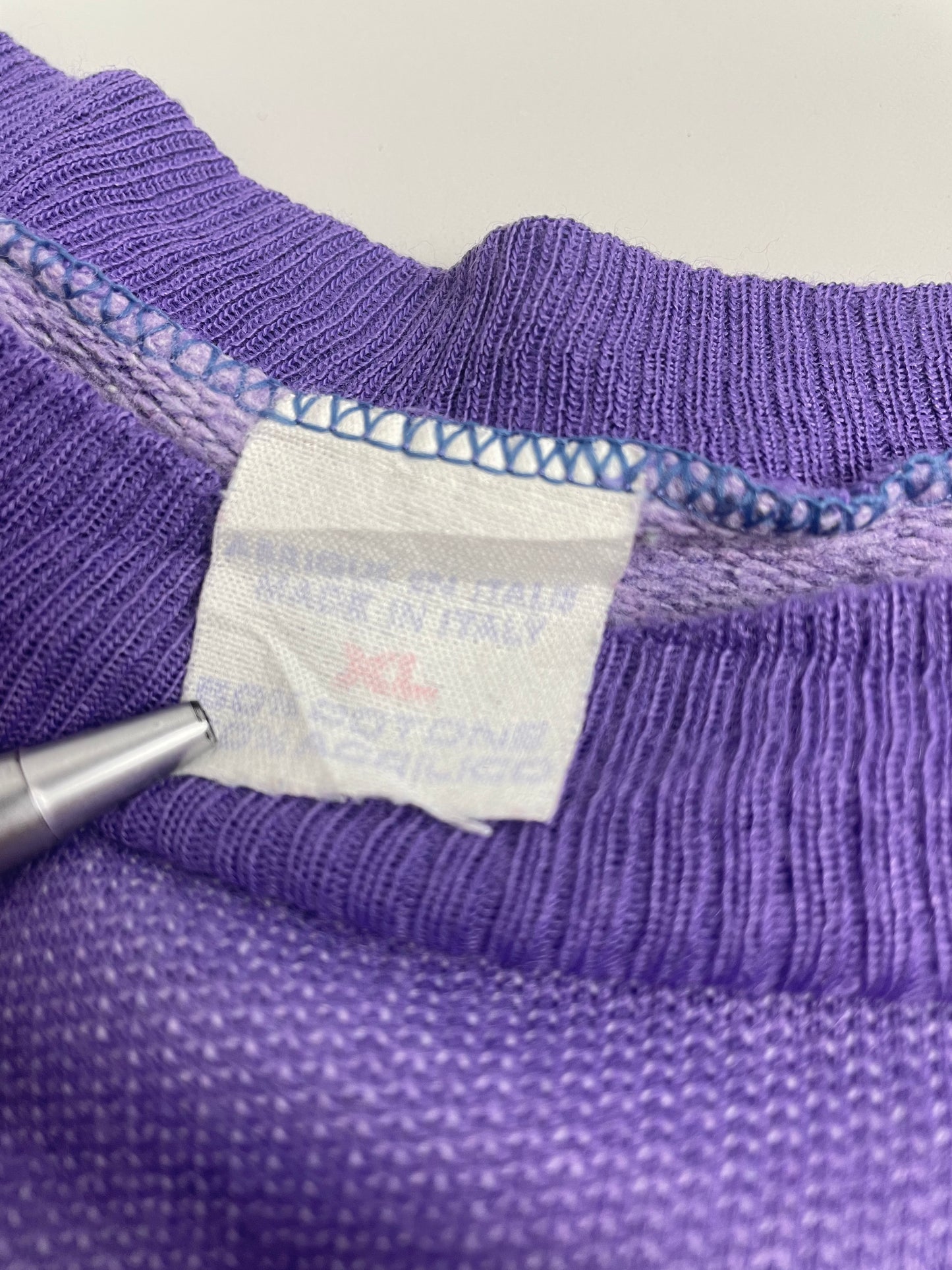 80s Unbranded Sweatshirt Purple XL/L