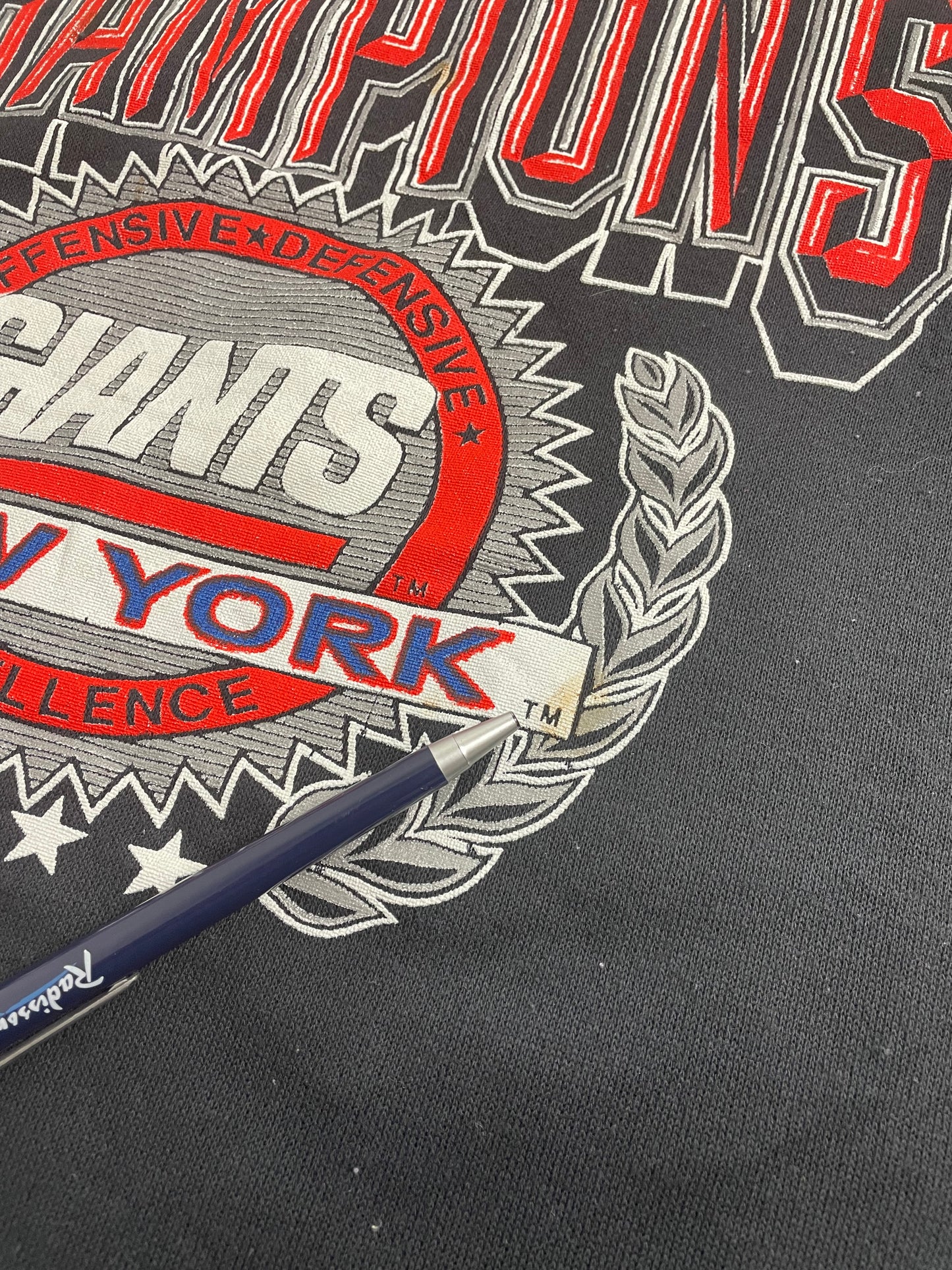 80s Fun Stuff New York Giants NFL Sweatshirt Black M