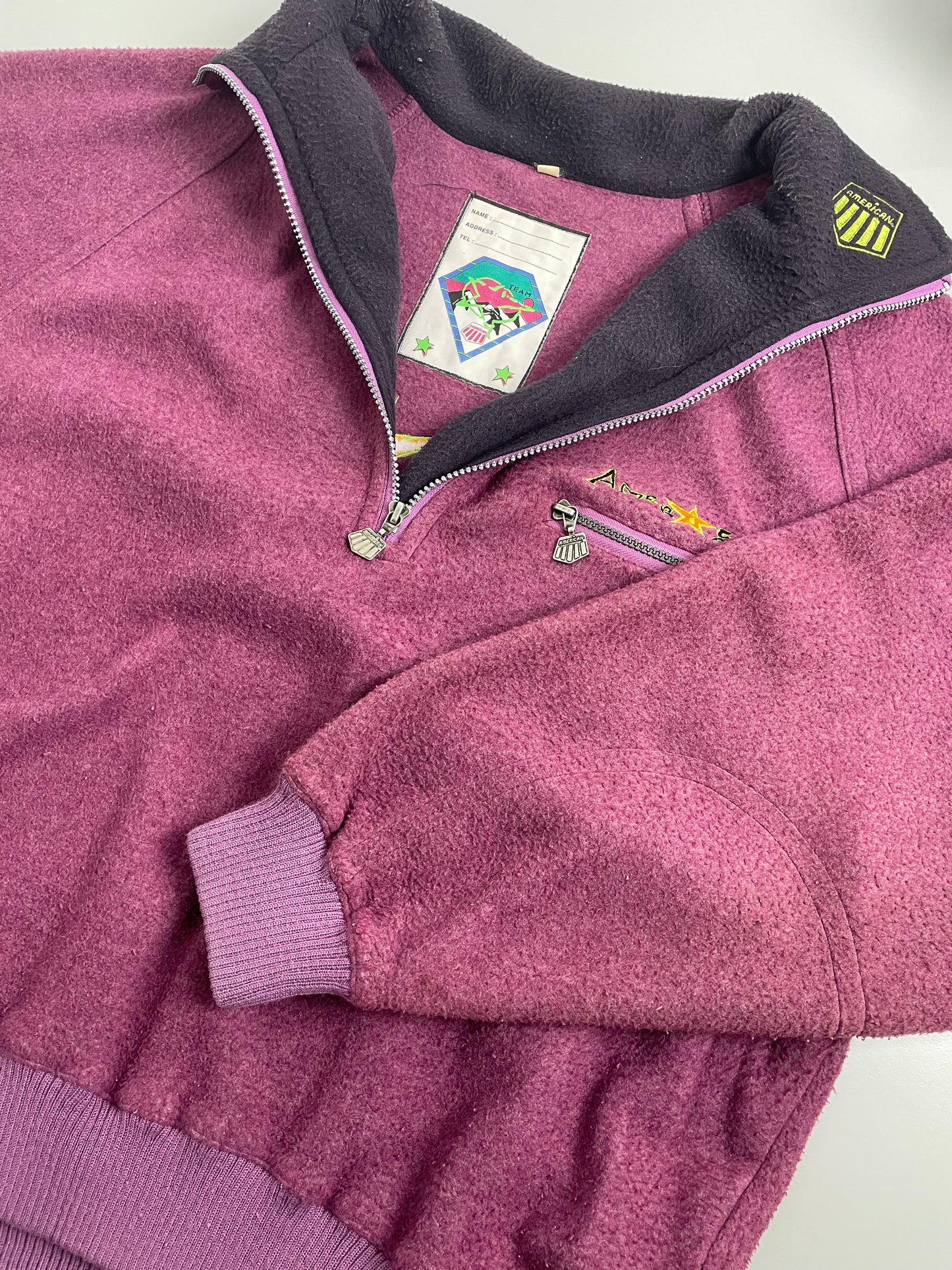 90s American Fleece Red M