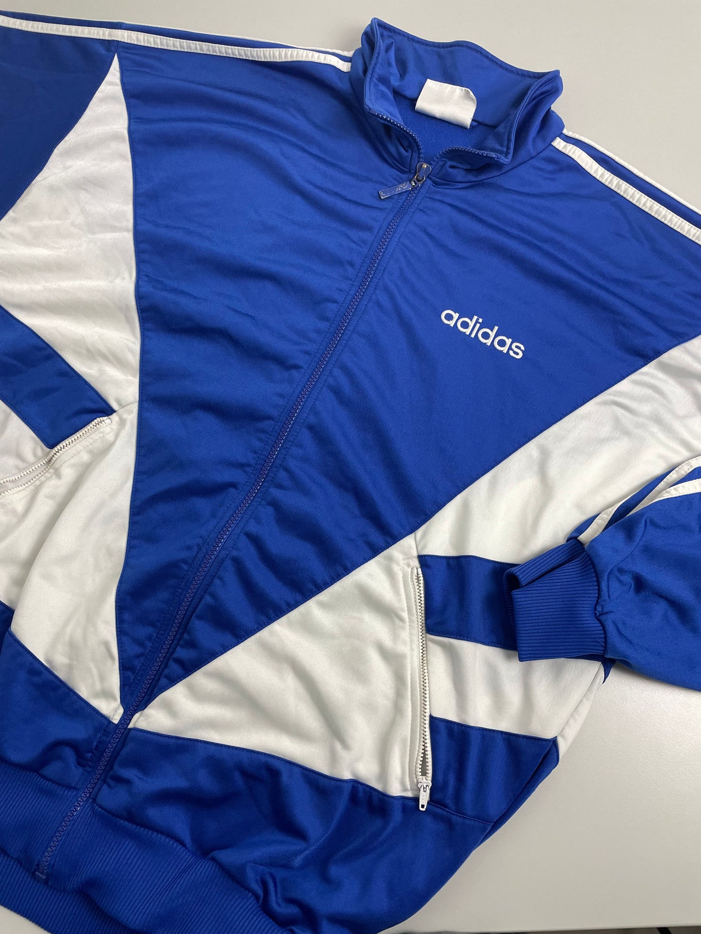 90s Adidas Trackjacket Blue L