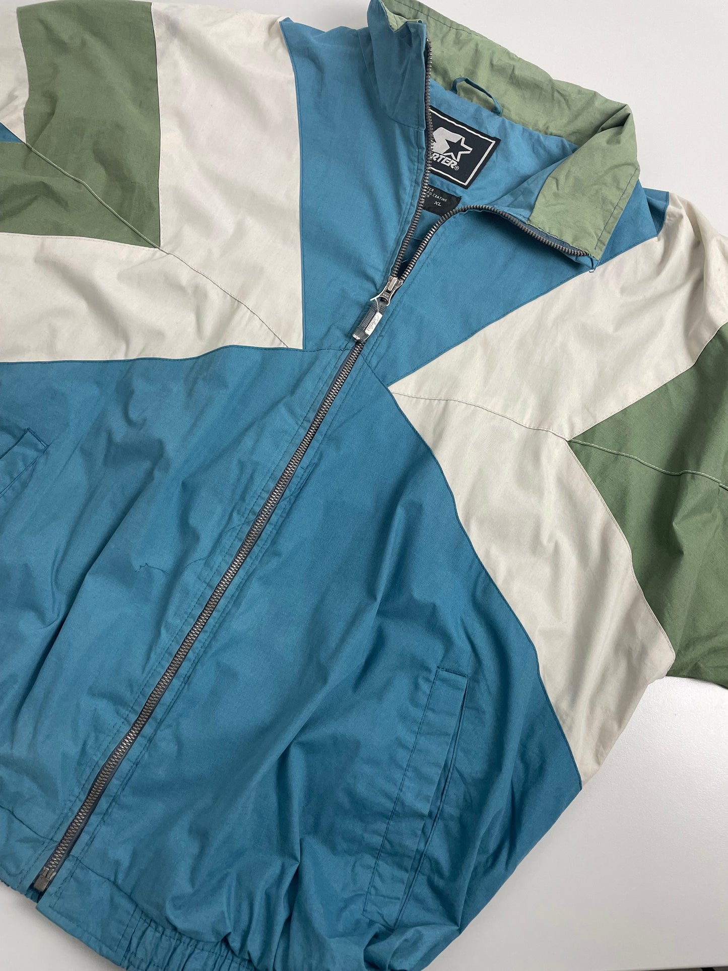 90s Starter Jacket Blue Grey XL/L