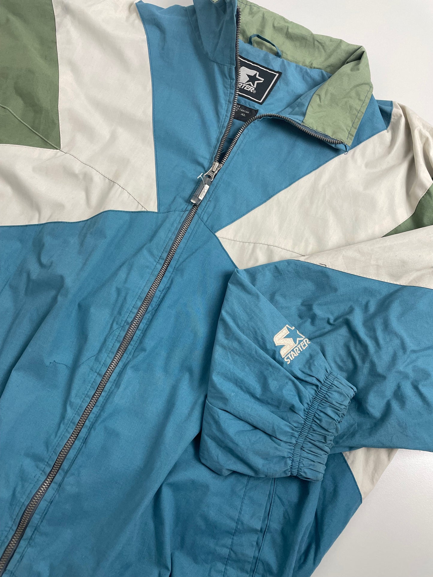 90s Starter Jacket Blue Grey XL/L