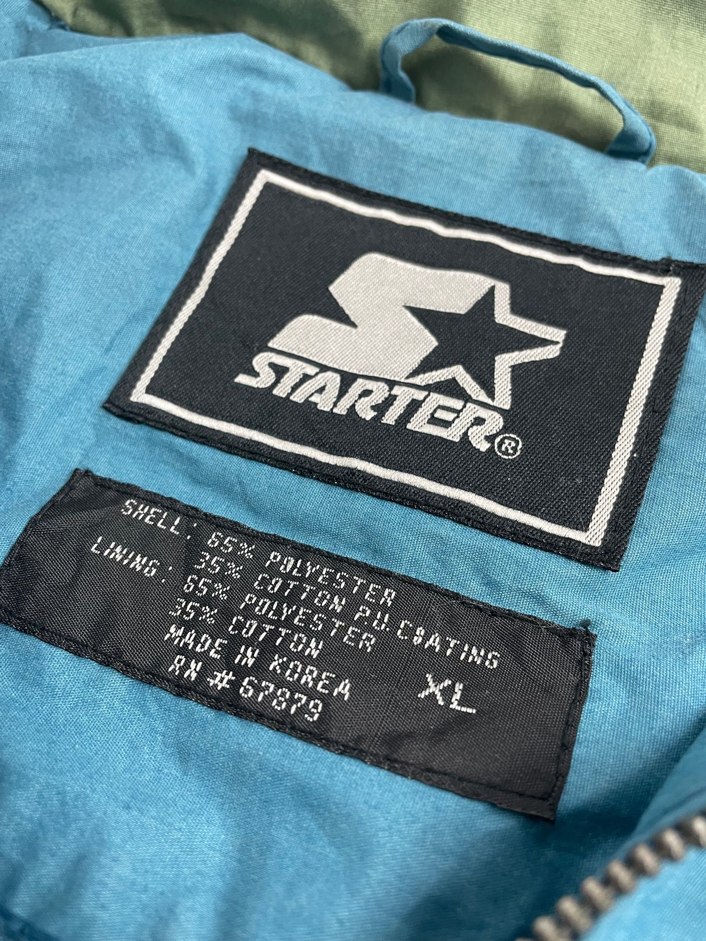 90s Starter Jacket Blue Grey XL/L
