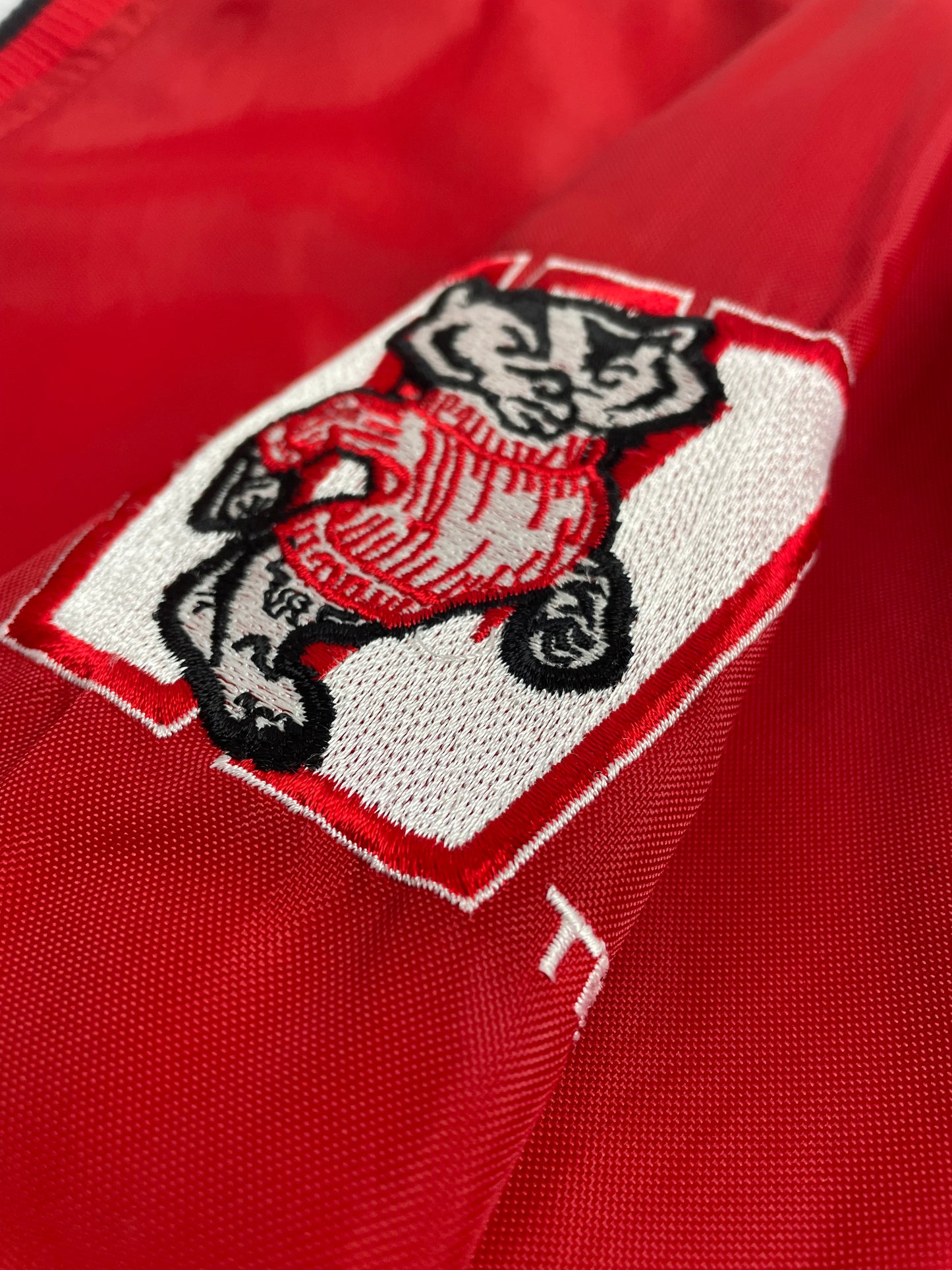 90s Starter Wisconsin Badgers NCAA Pullover Red XL