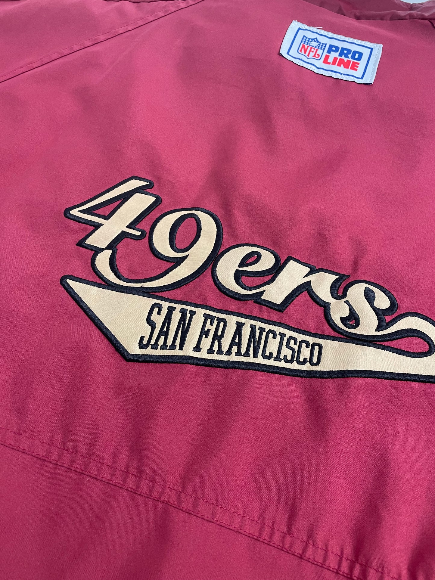 90s Reebok San Francisco 49ers NFL Jacket Red