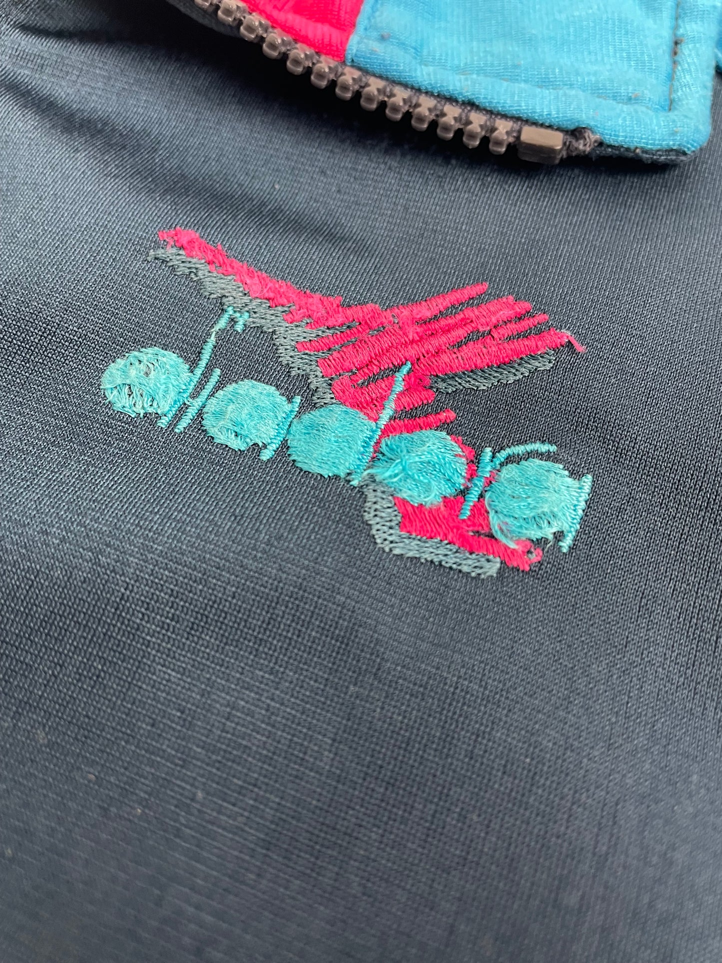90s Diadora Trackjacket Navy Blue M/L