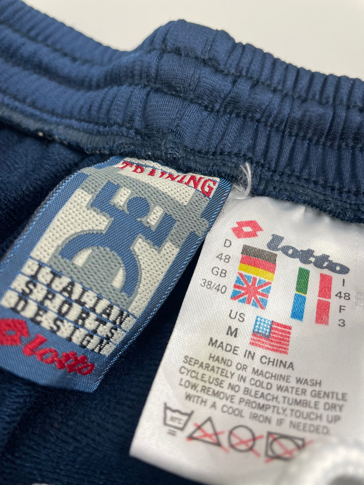 90s Lotto Tracksuit White Black M