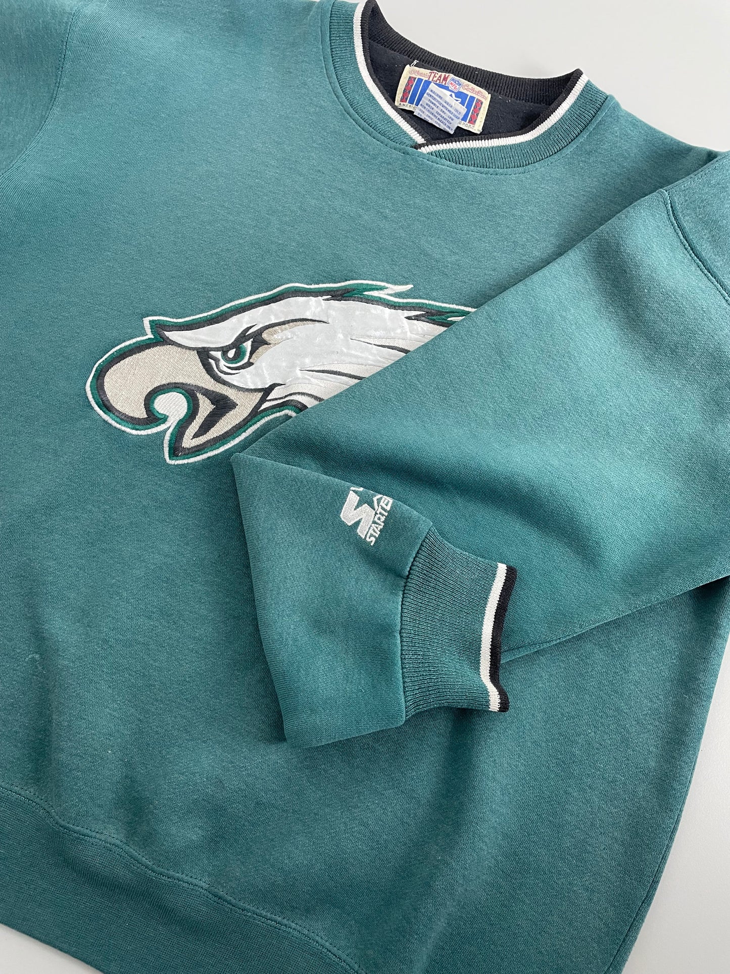 90s Starter Philadelphia Eagles NFL Sweatshirt Green S/M