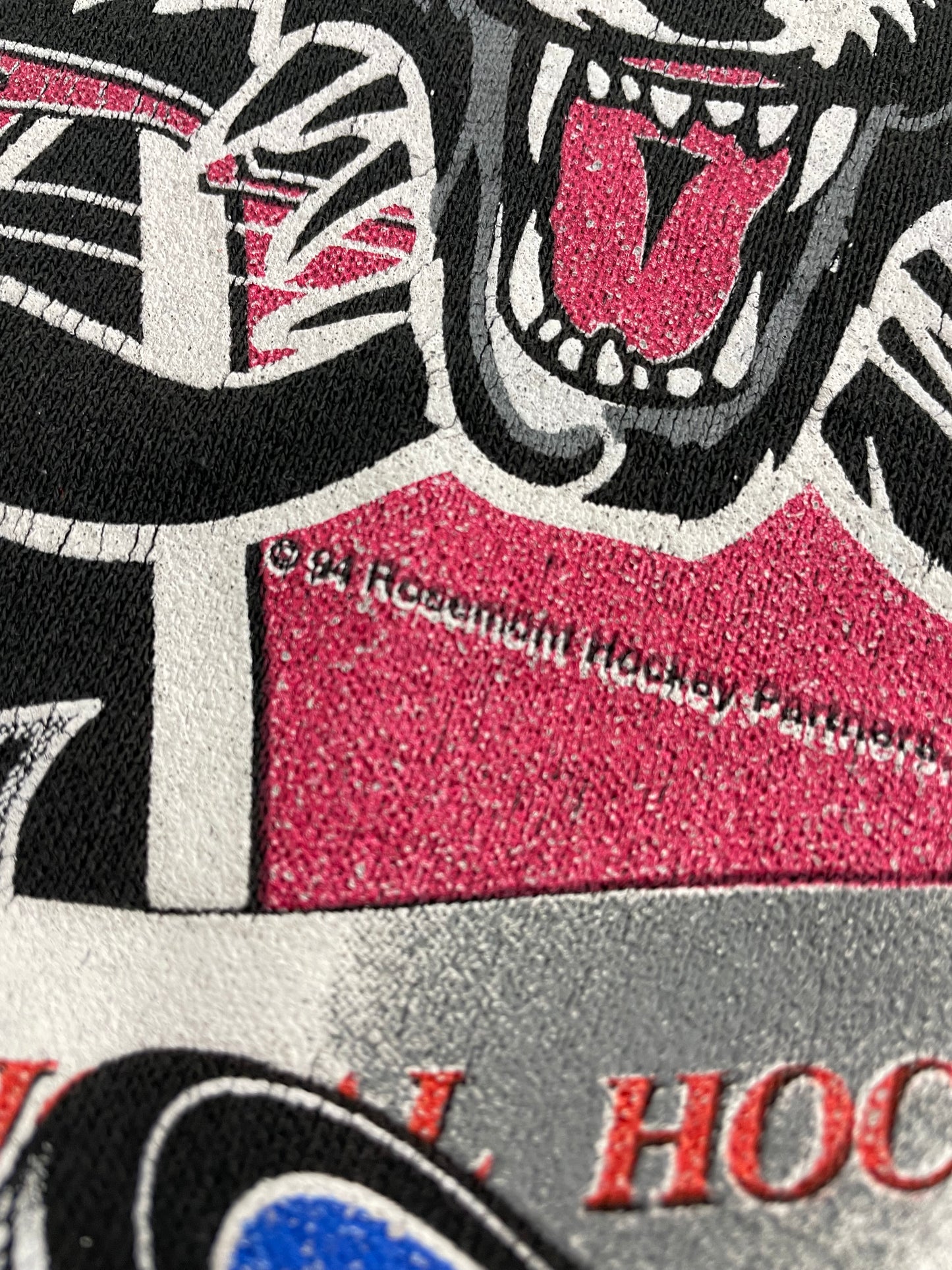 90s League Leader Chicago Wolves NHL/IHL Sweatshirt Black M