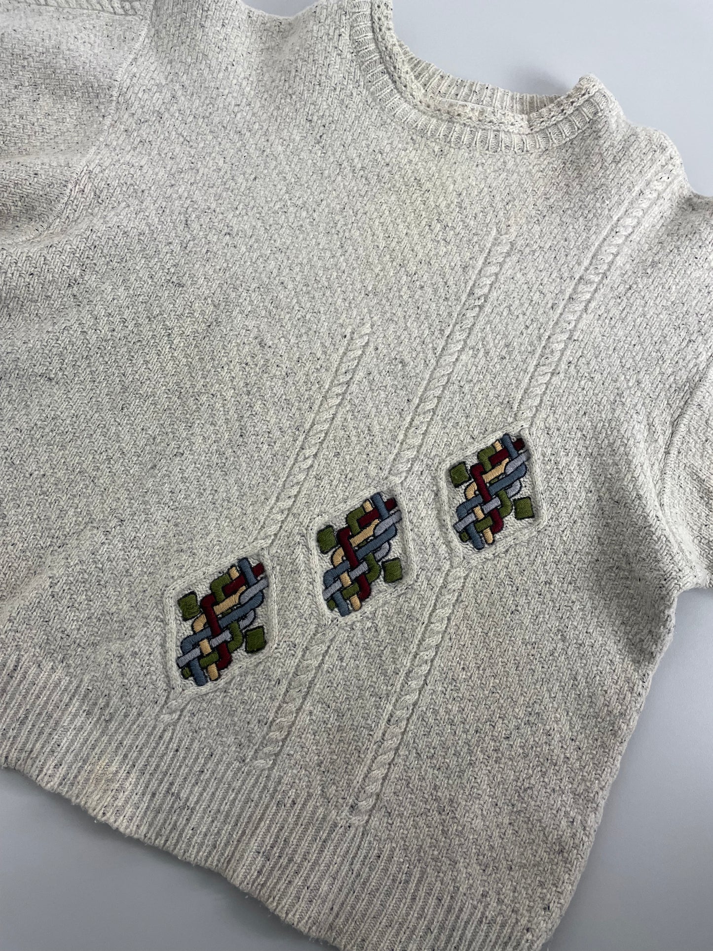 80s Carlo Colucci Knit Beige S/M