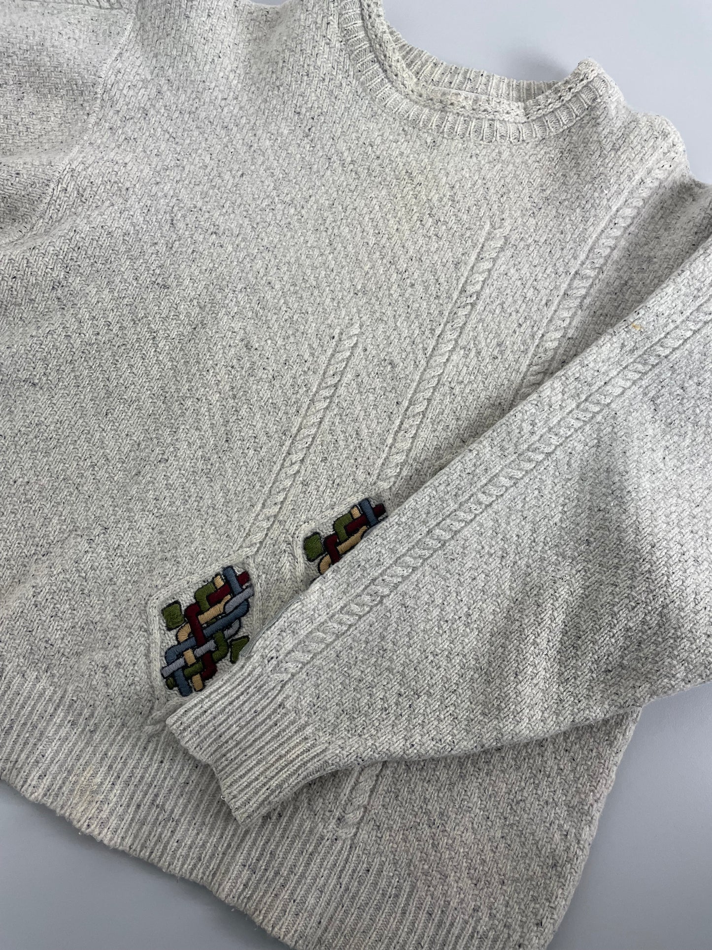 80s Carlo Colucci Knit Beige S/M
