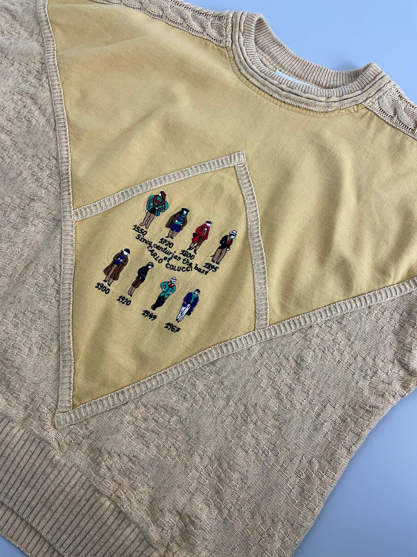 80s Carlo Colucci Knit Yellow M (48)