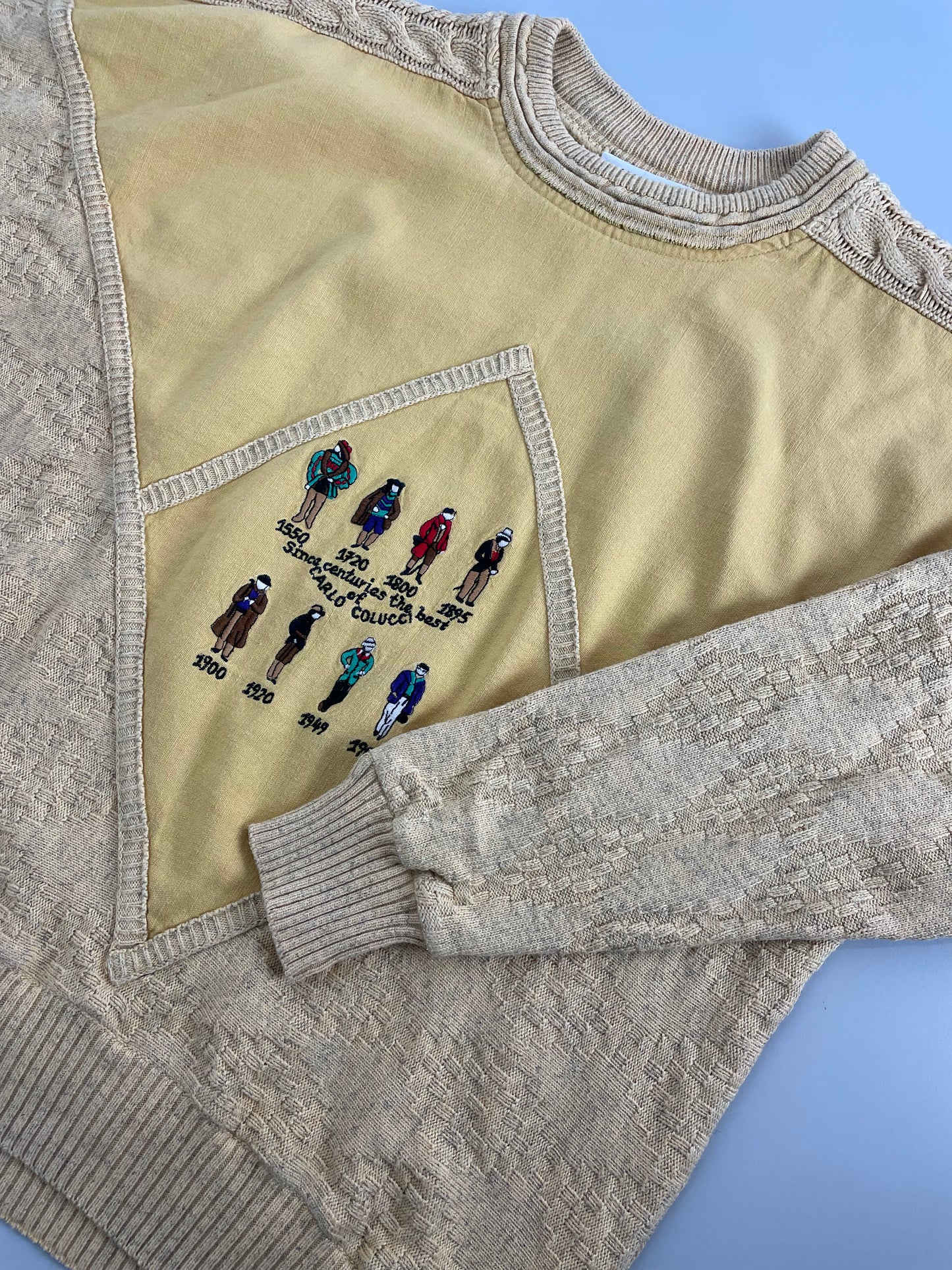 80s Carlo Colucci Knit Yellow M (48)