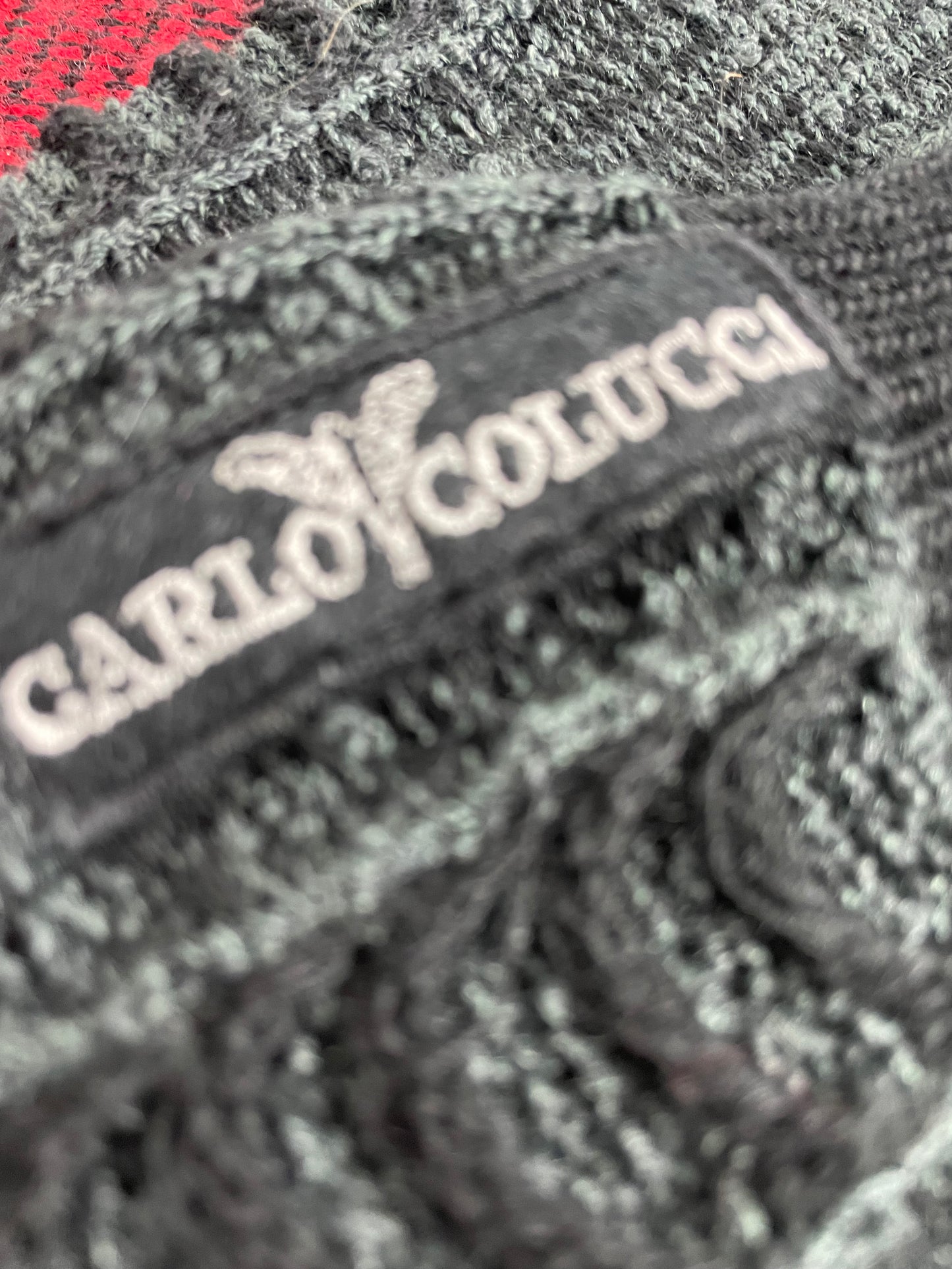 90s Carlo Colucci Knit Black XL