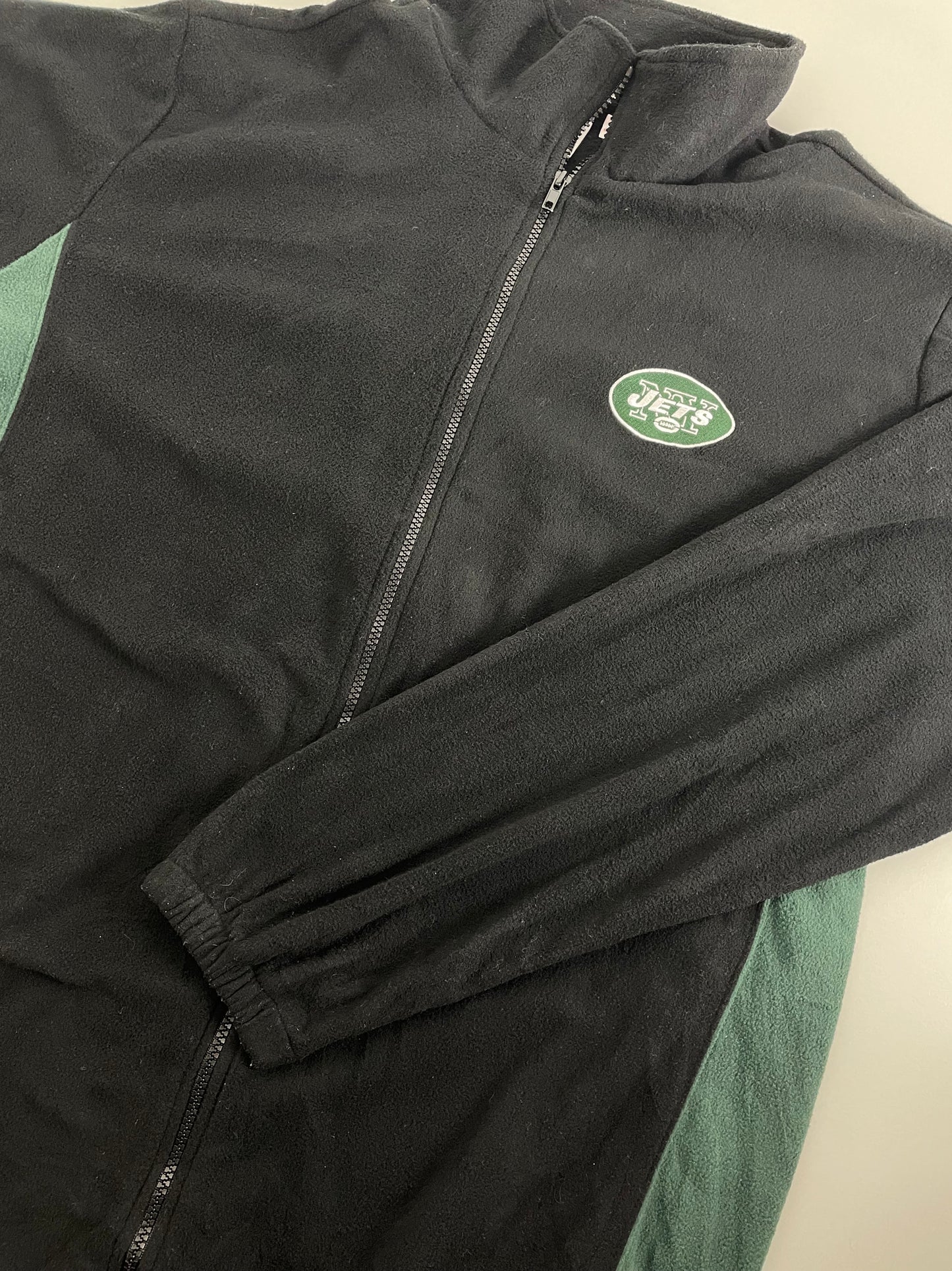 00s NFL New York Jets Fleece Black Green XL