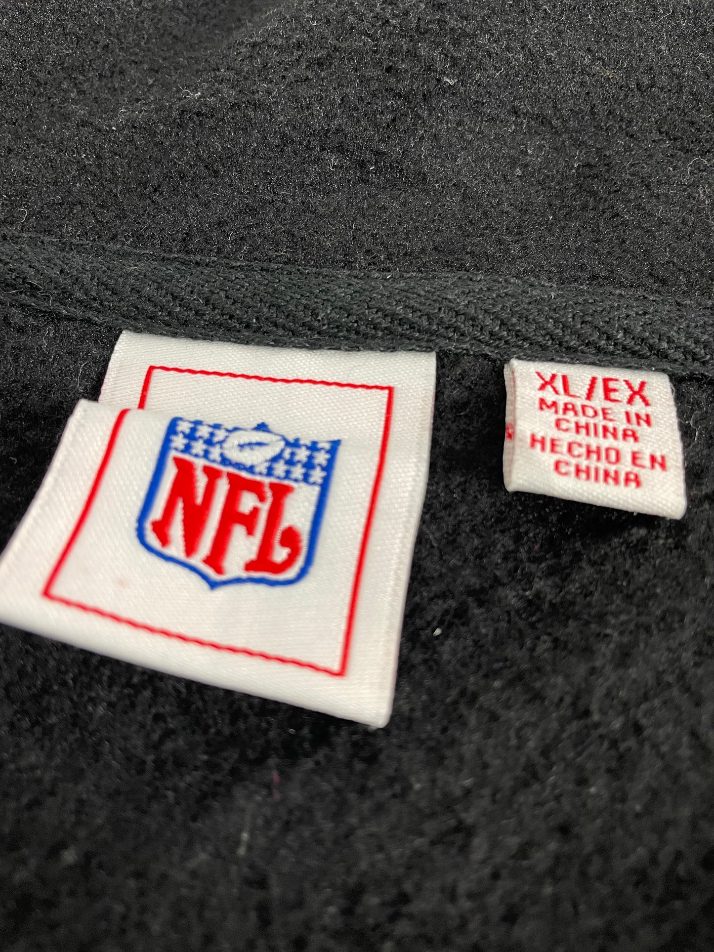 00s NFL New York Jets Fleece Black Green XL