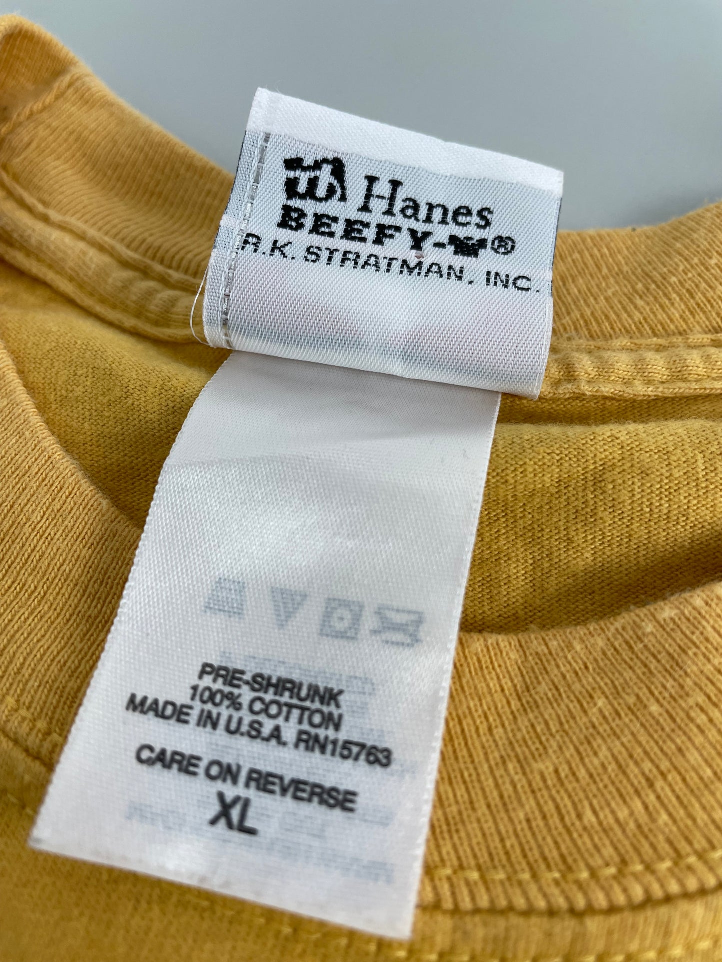 90s Harley Davidson T-Shirt Yellow XL