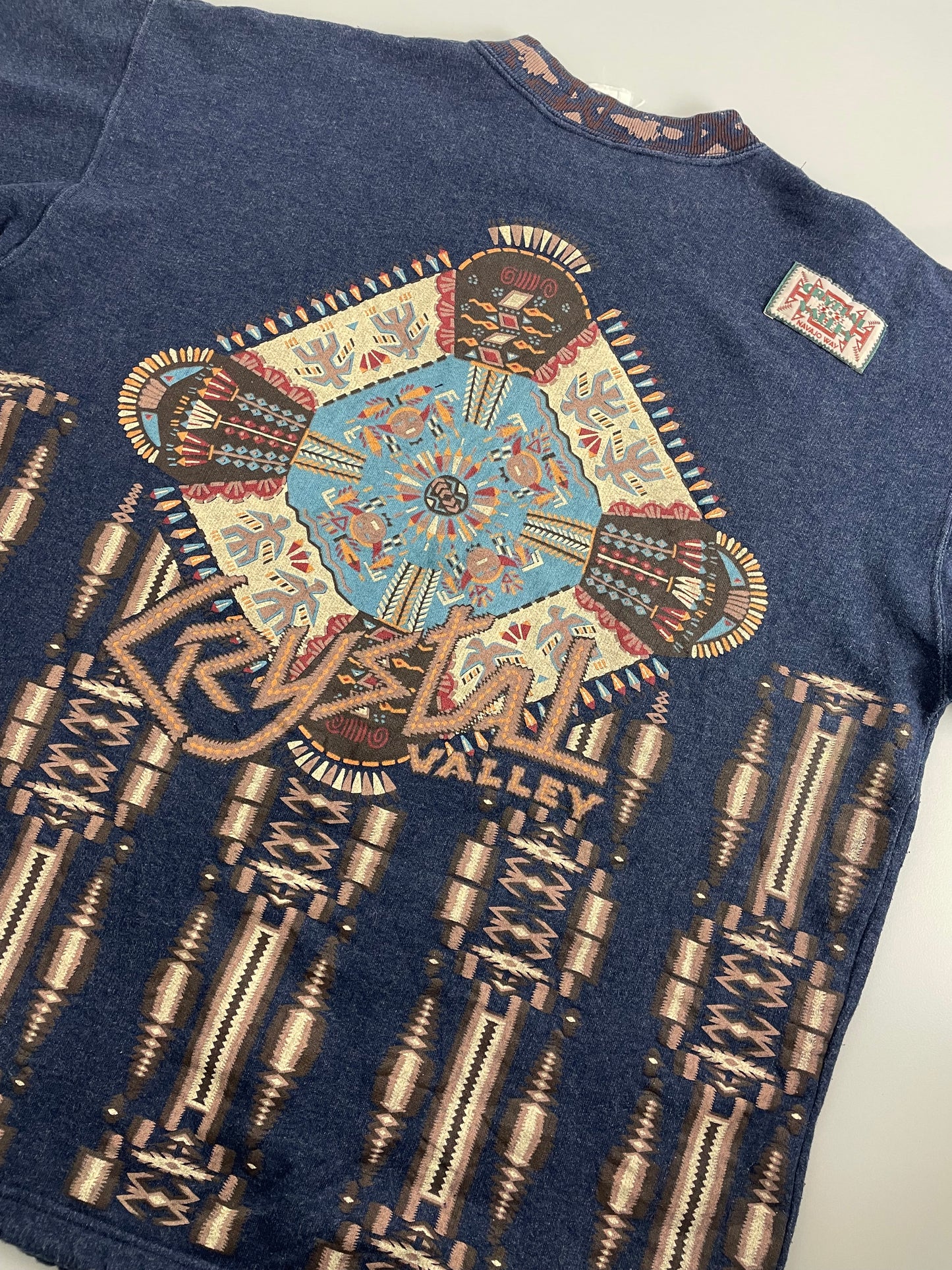 80s Christal Valley Sweatshirt Navy L