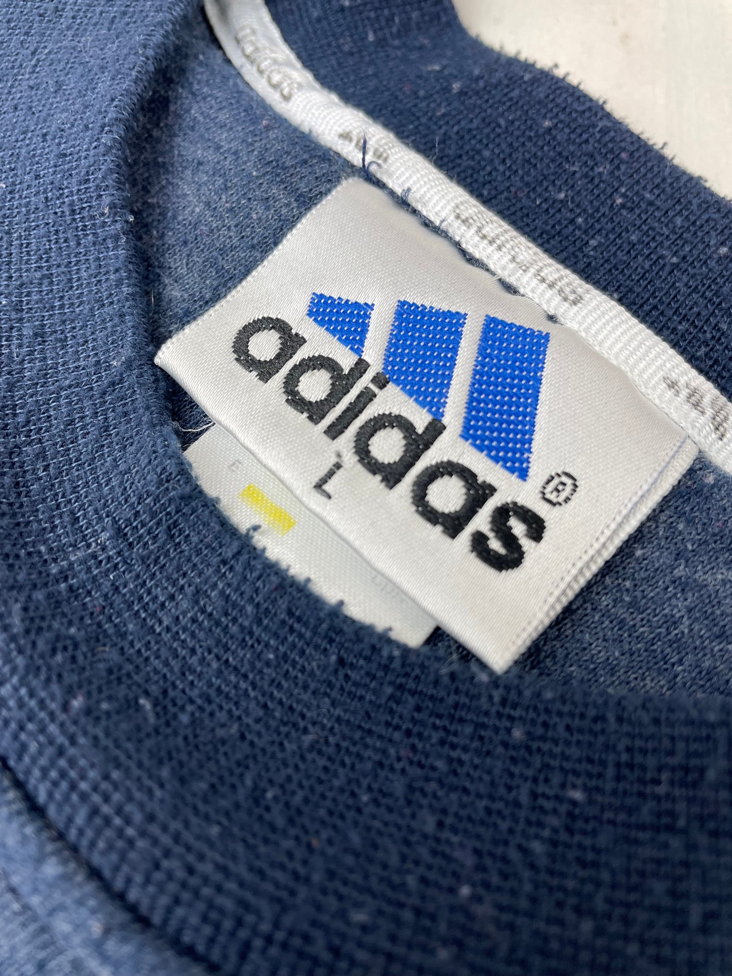 90s Adidas Sweatshirt Dark Blue L/XL