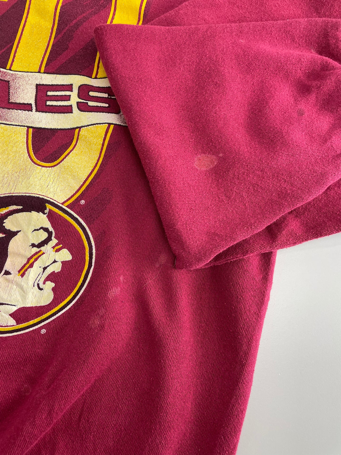 90s Hanes Florida State University Seminoles NCAA Sweatshirt Red L
