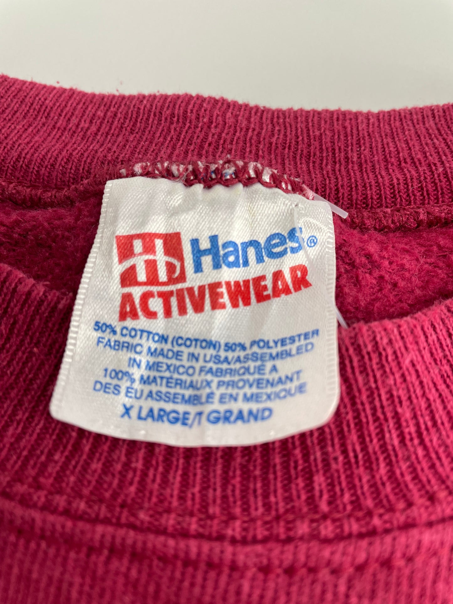 90s Hanes Florida State University Seminoles NCAA Sweatshirt Red L