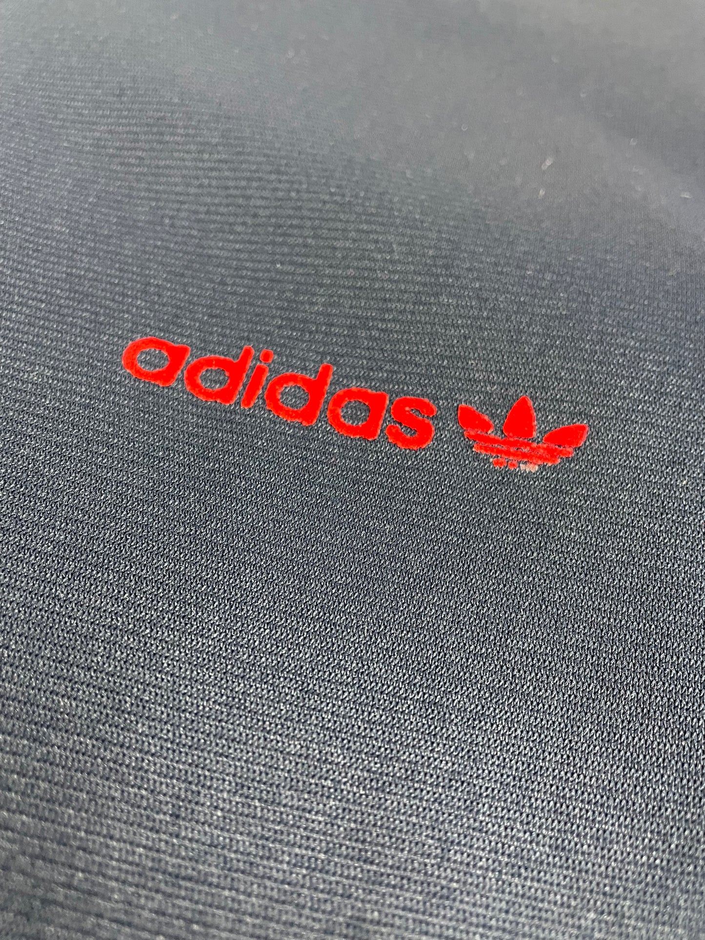 80s Adidas Trackjacket Navy Red S/M