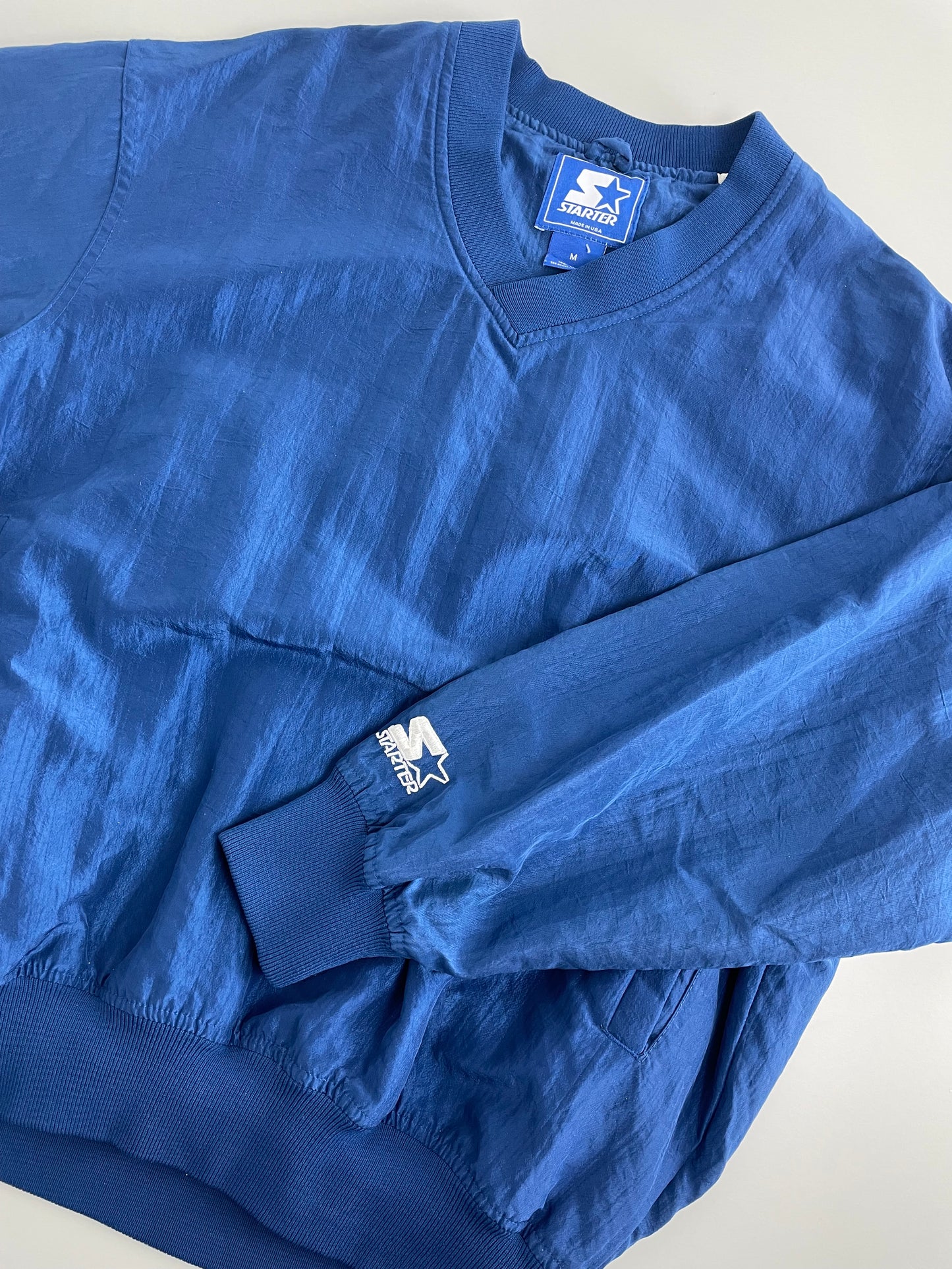 90s Starter Pullover Blue M