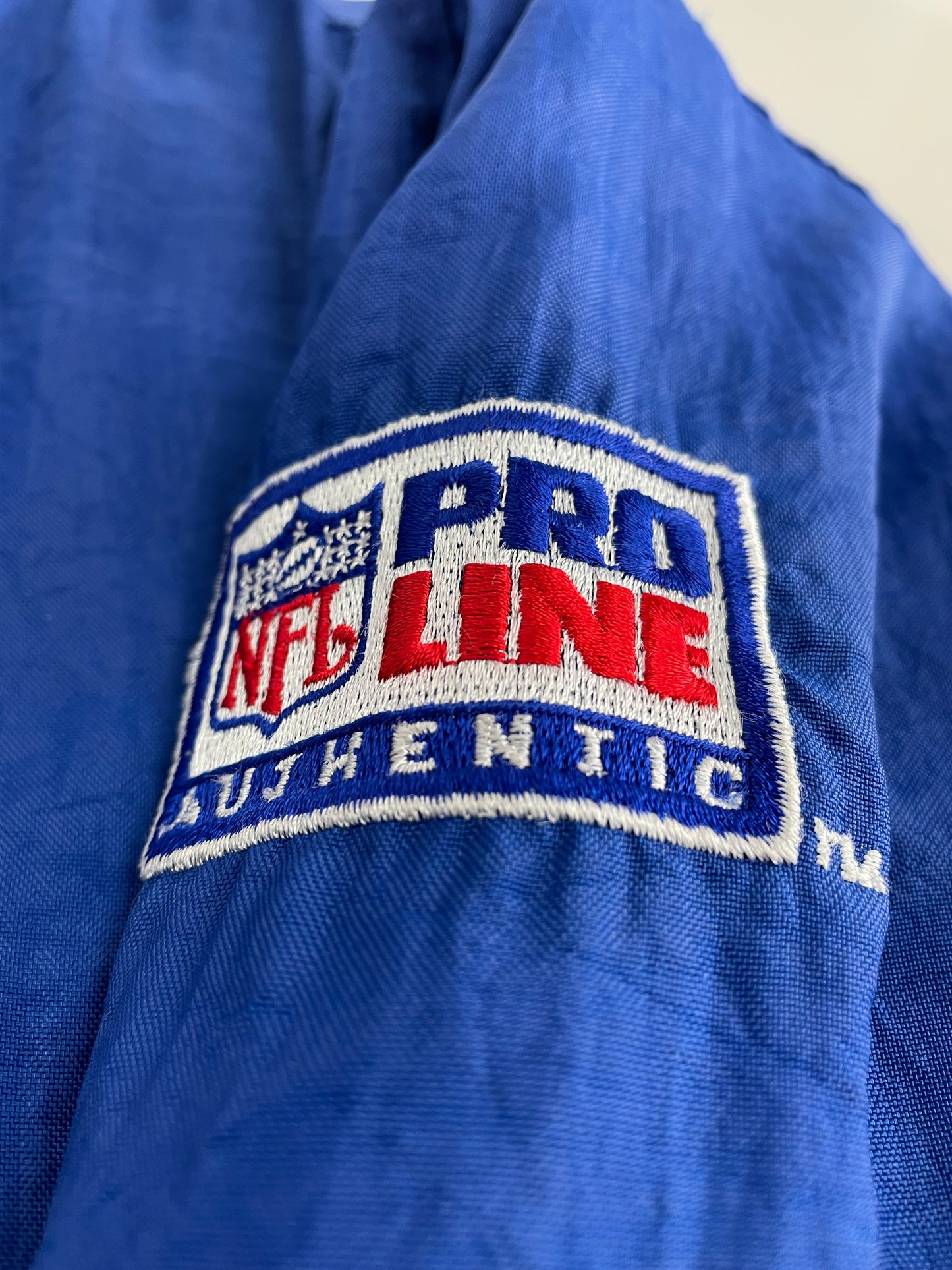 90s Starter St. Louis Rams NFL Jacket Blue L