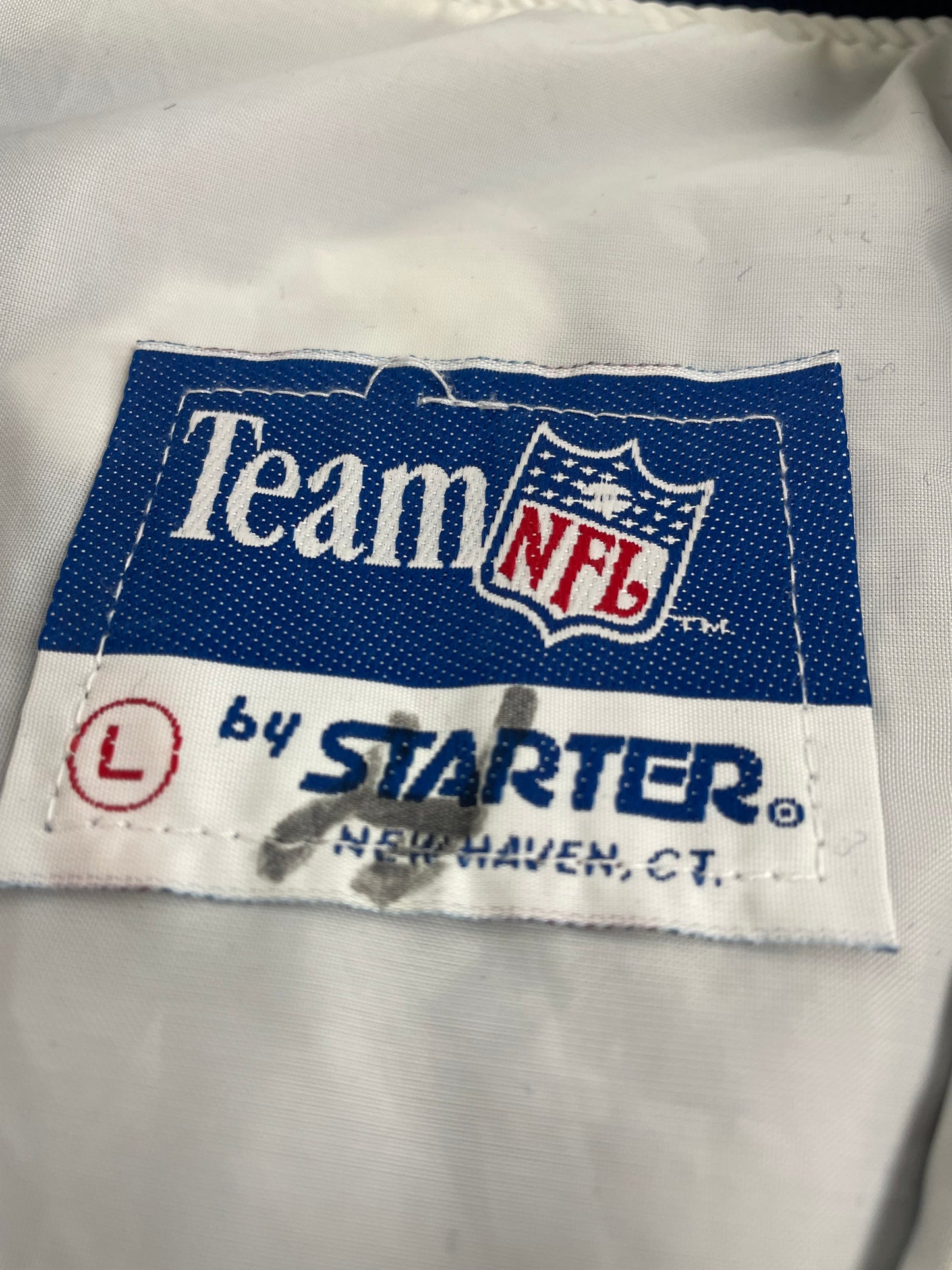 80s Starter Yale NCAA Jacket Blue L