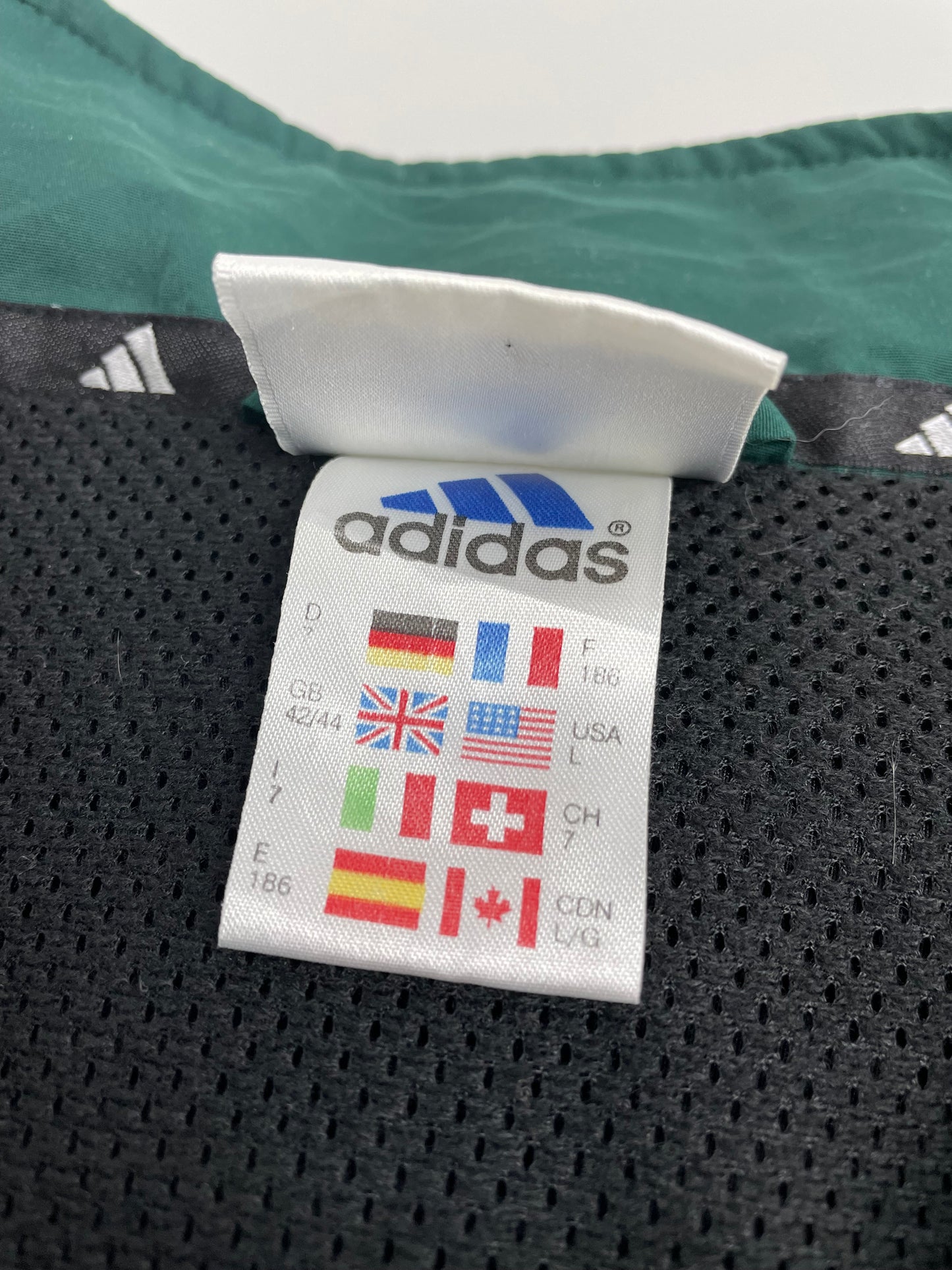 90s Adidas Trackjacket Green L