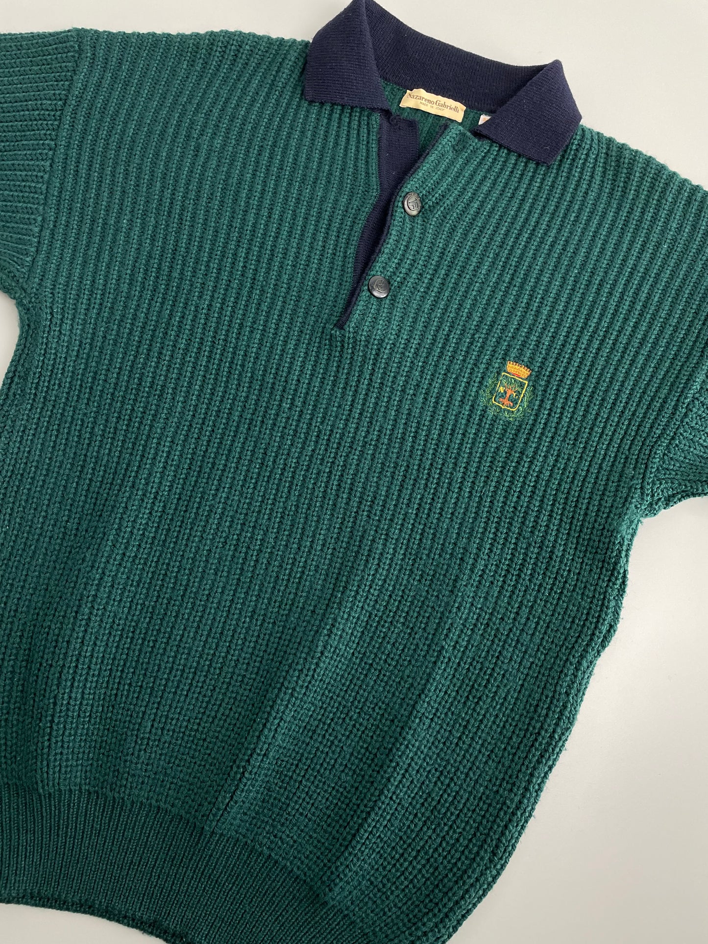 80s Nazareno Gabrielli Knit Green L