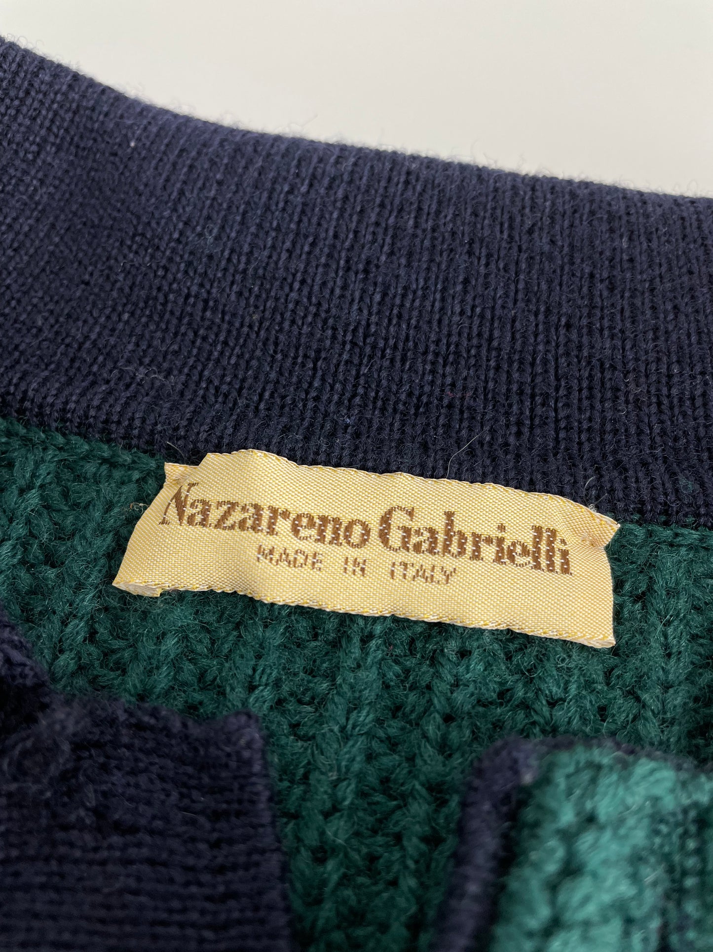 80s Nazareno Gabrielli Knit Green L
