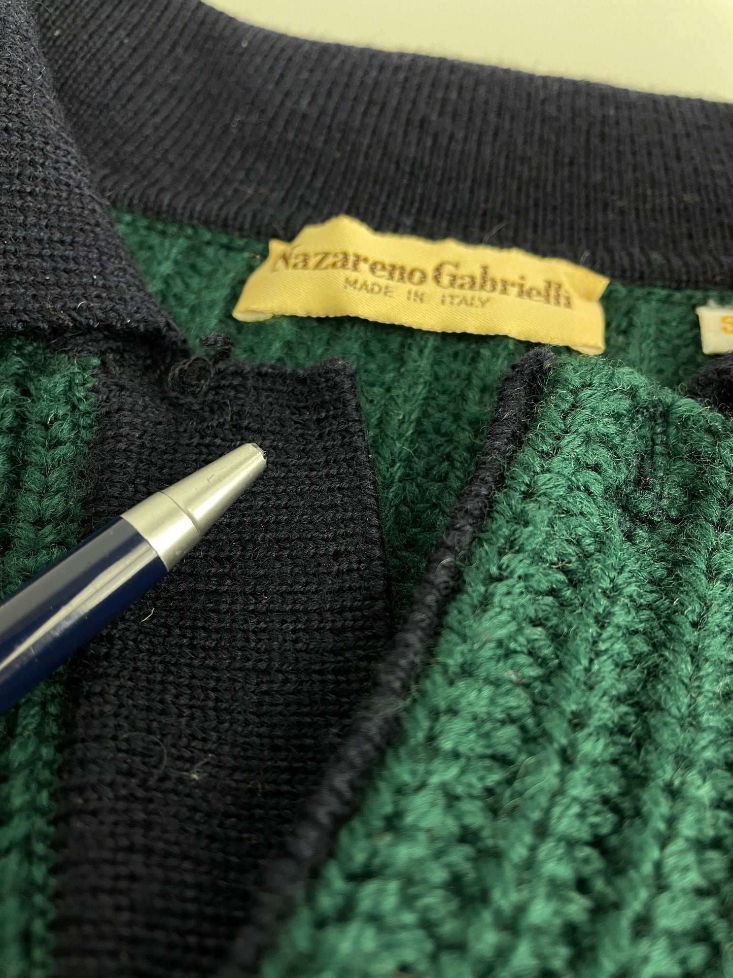 80s Nazareno Gabrielli Knit Green L