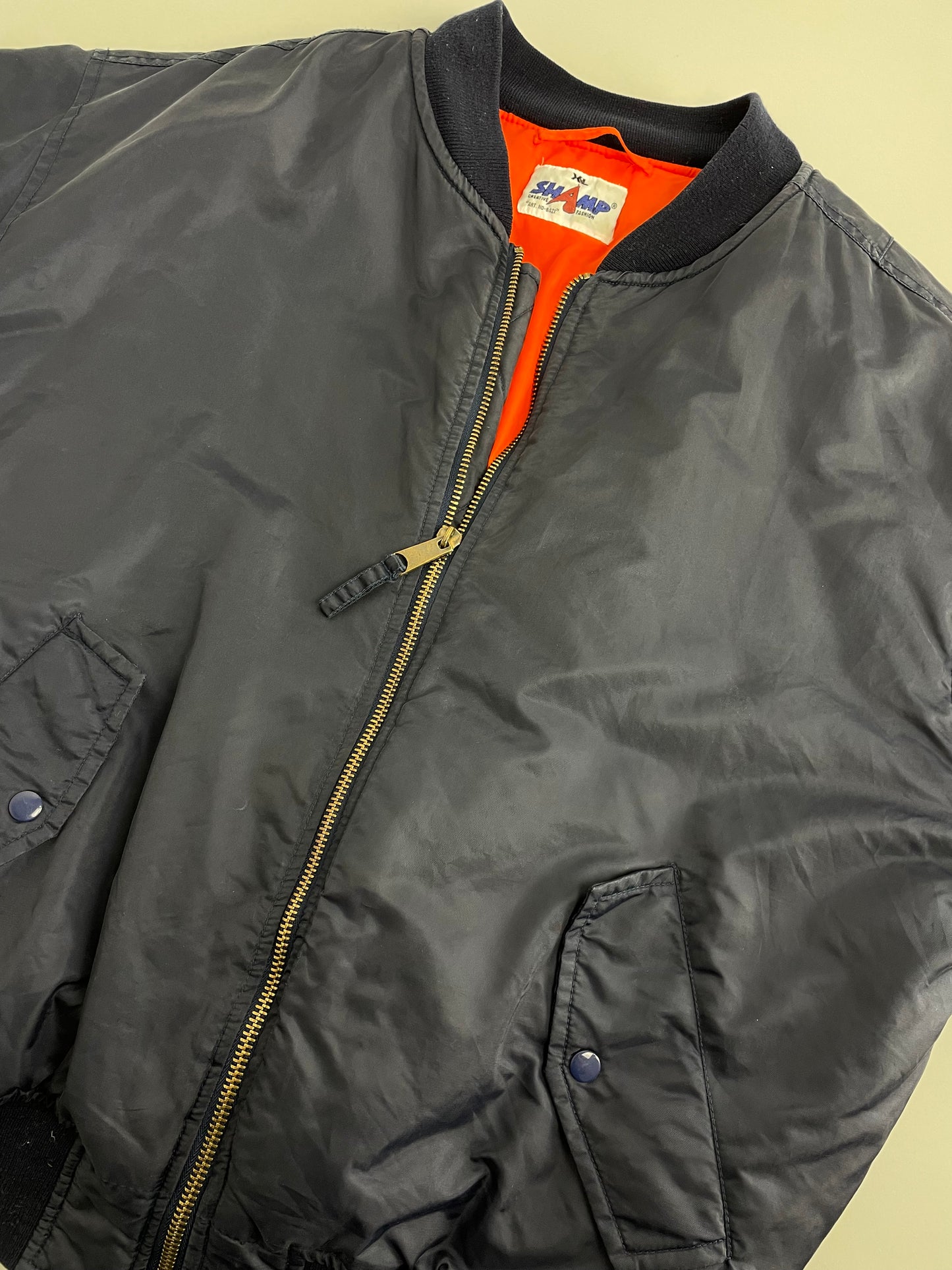 90s Shamp Fashion Jacket Navy XL