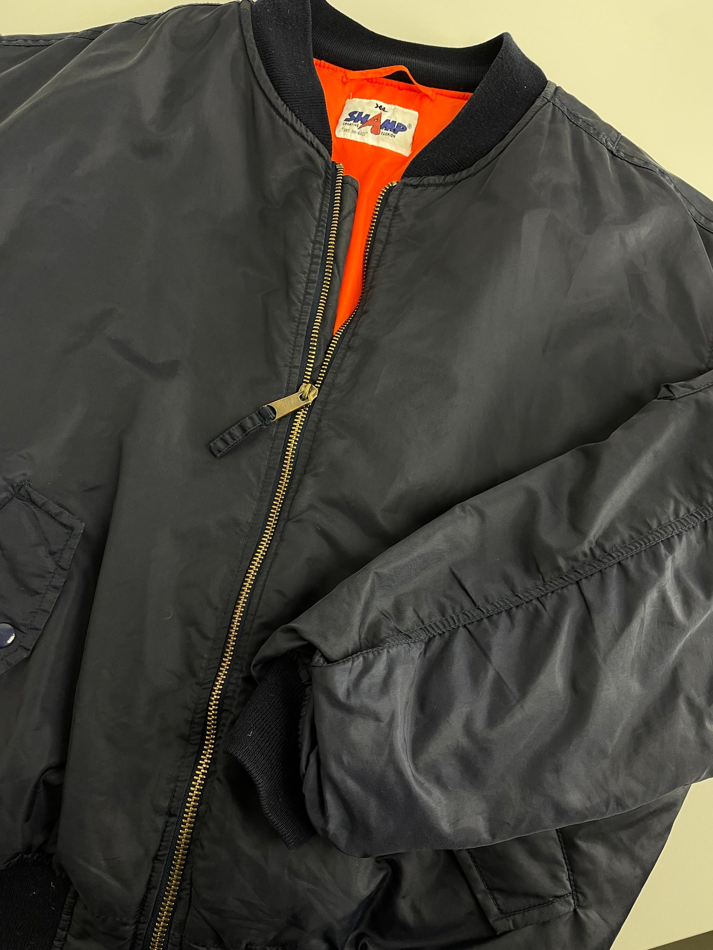 90s Shamp Fashion Jacket Navy XL