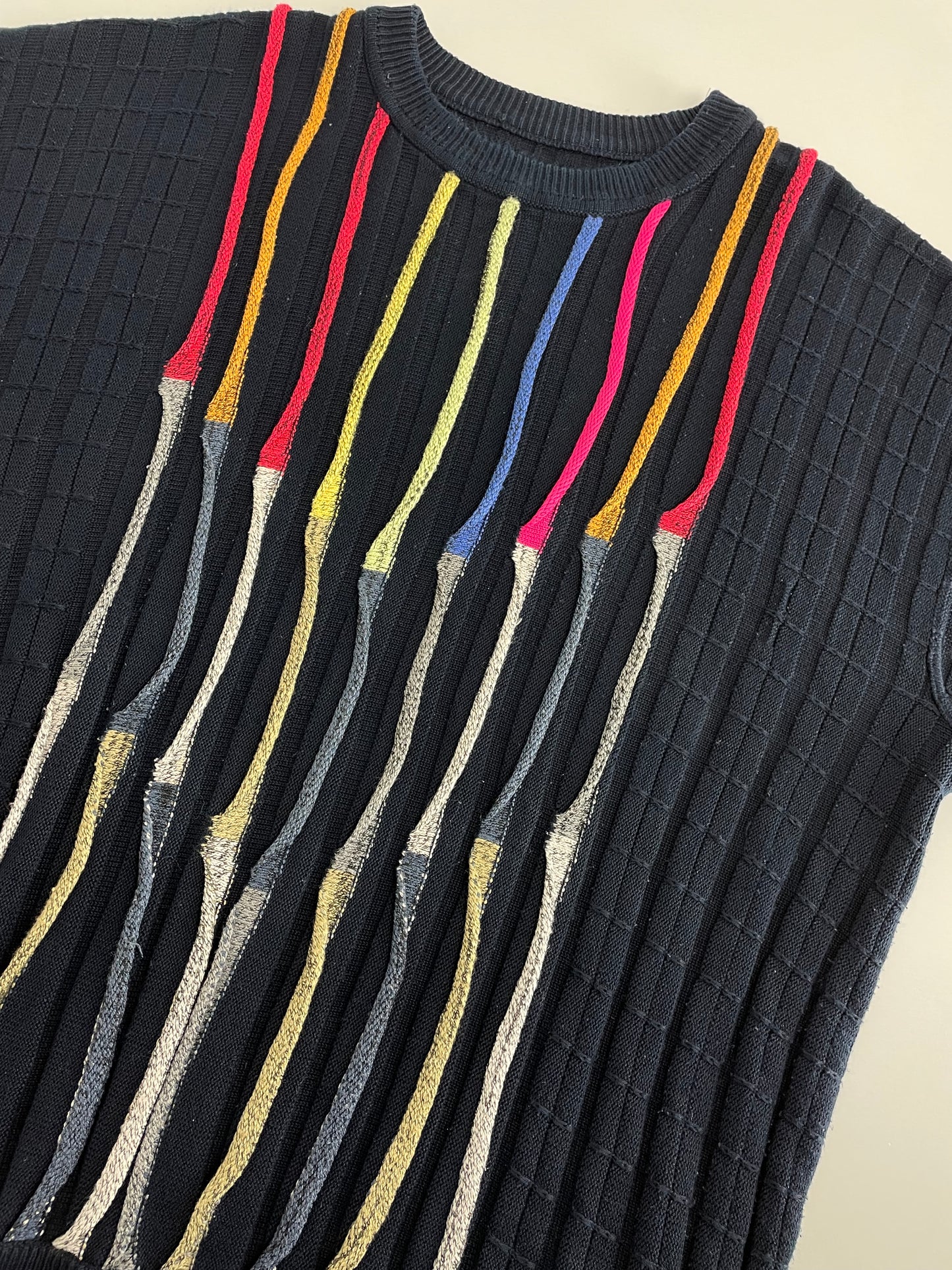 90s Carlo Colucci Knit Navy XL