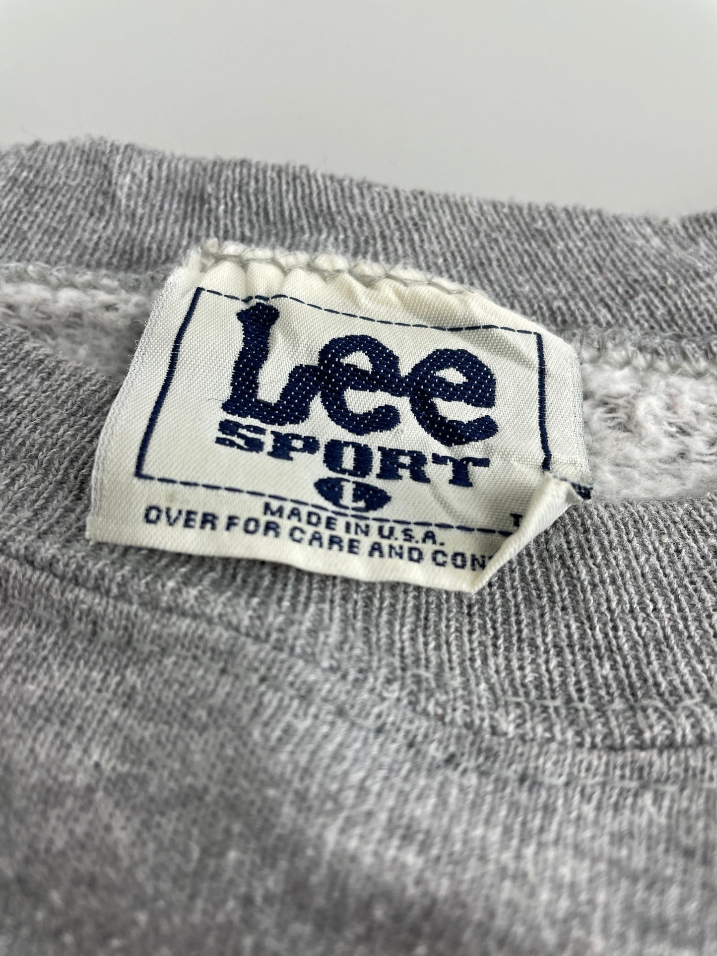 90s Lee Sport Ohio State Buckeyes NCAA Sweatshirt Grey Red S