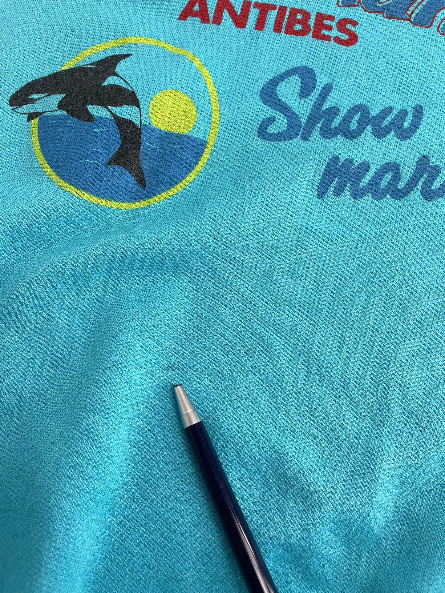 80s Unbranded Sweatshirt Turqoise S