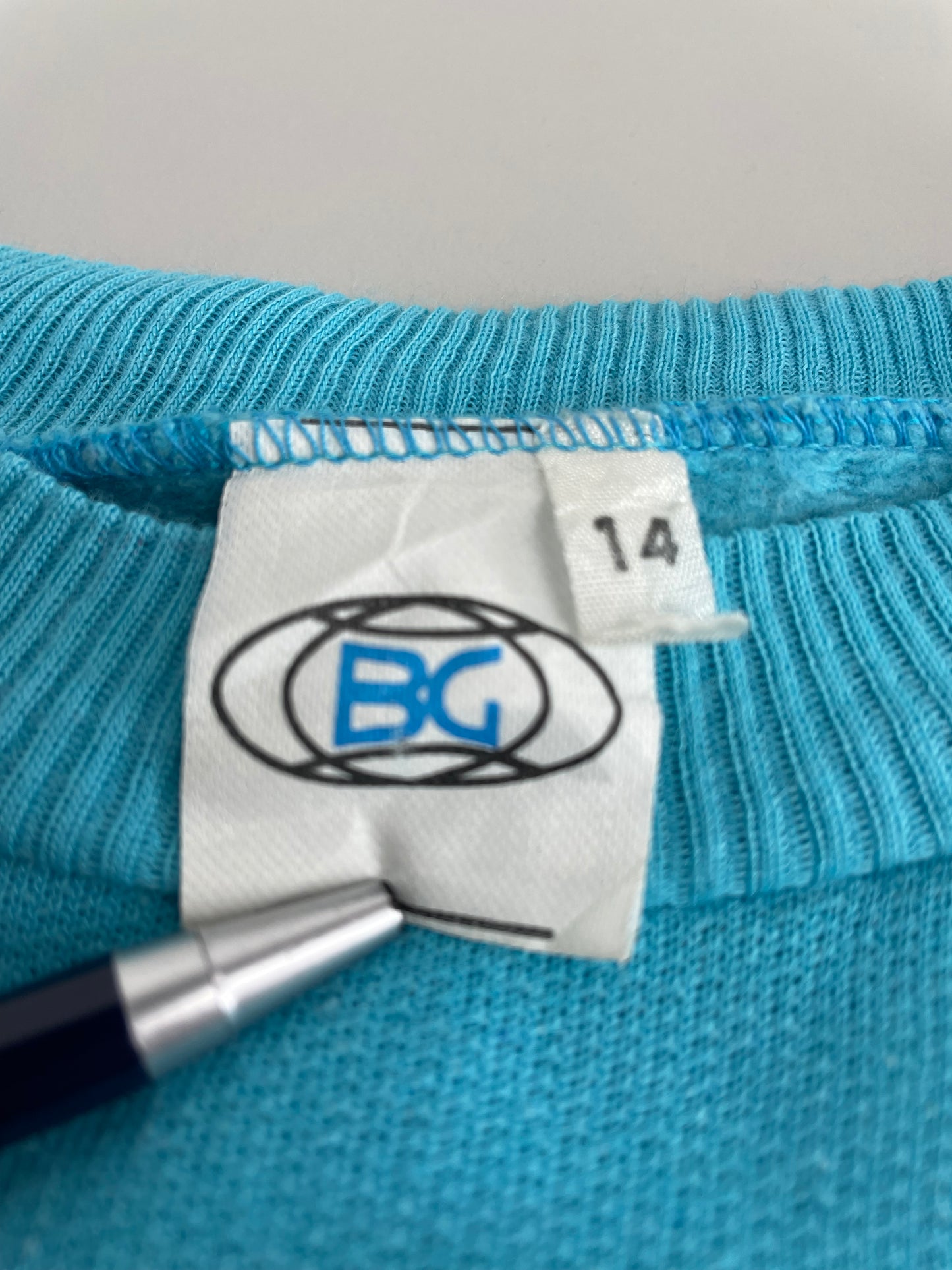 80s Unbranded Sweatshirt Turqoise S