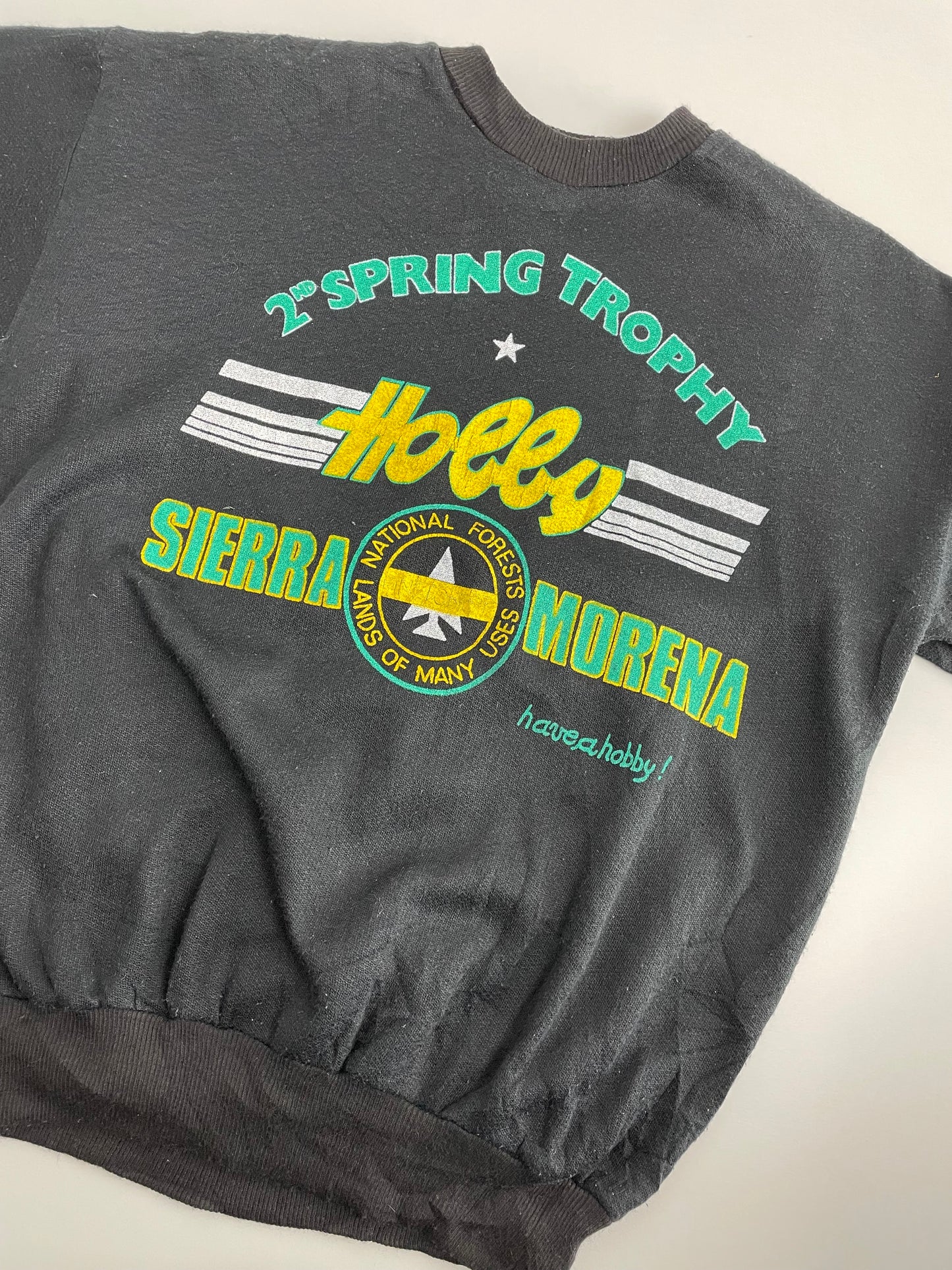 80s Unbranded Sweatshirt Black S/M
