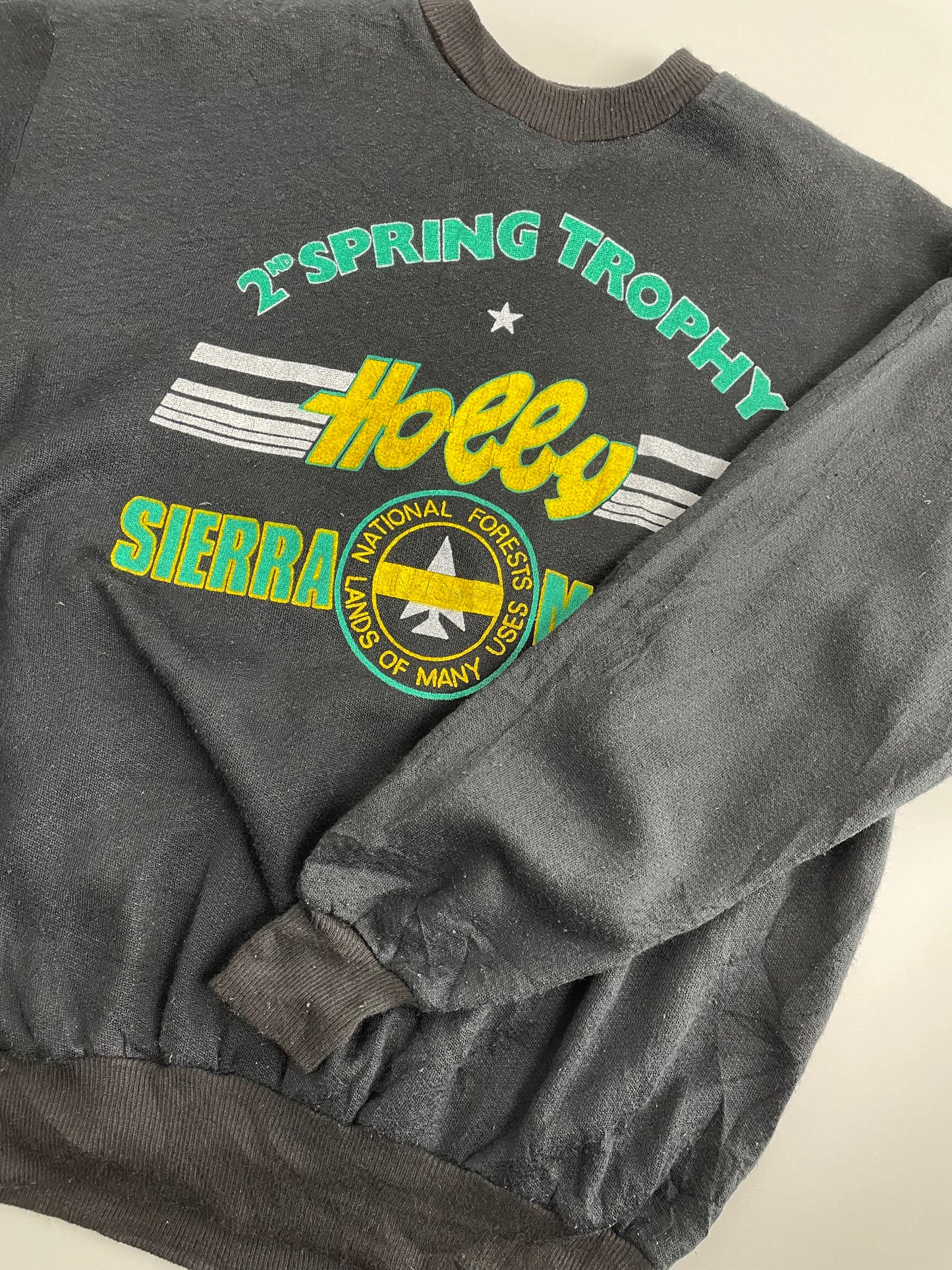 80s Unbranded Sweatshirt Black S/M